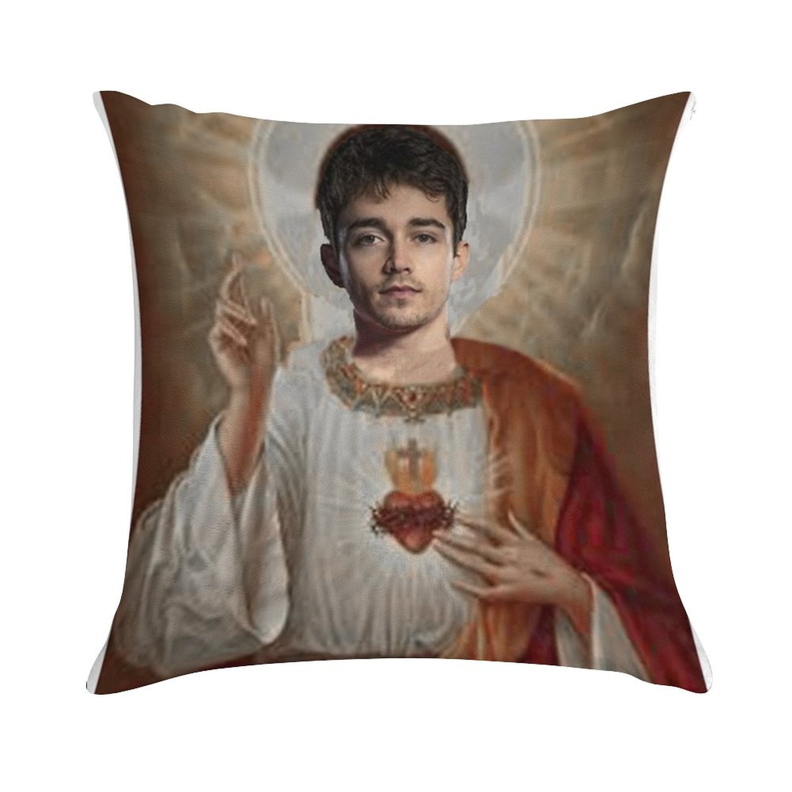 San Charles Leclerc Essential T-Shirt Soft Washable Throw Pillow