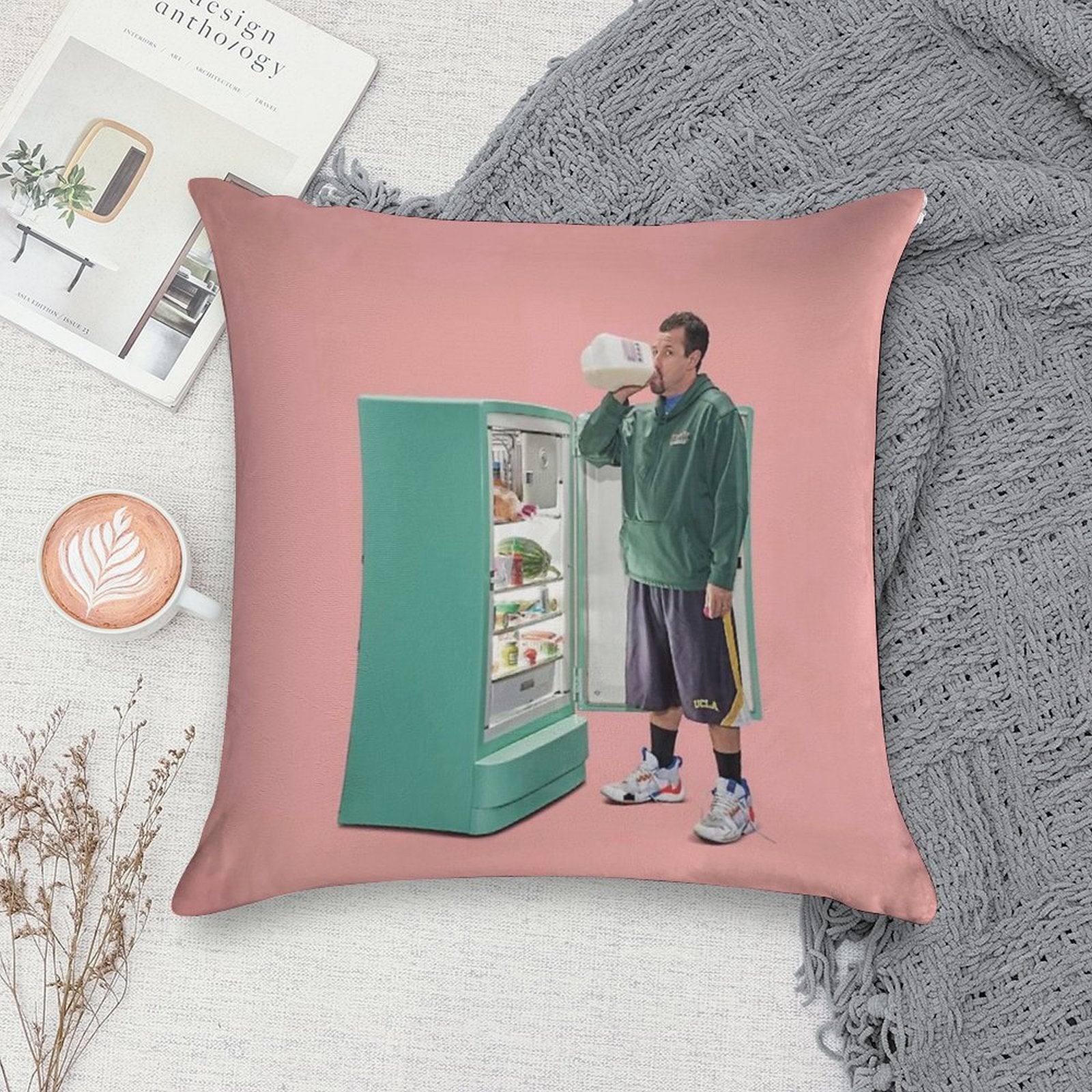 Adam Sandler Soft High-Density Material Throw Pillow