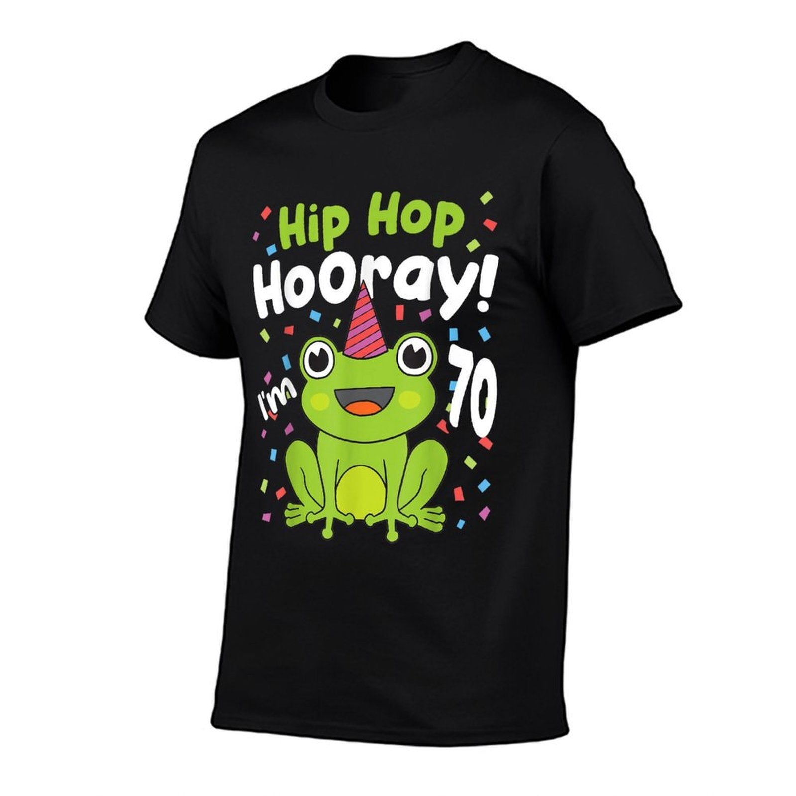70th Birthday Boy Frog Lover 70 Year Old Funny B-Day  Durable T-Shirt