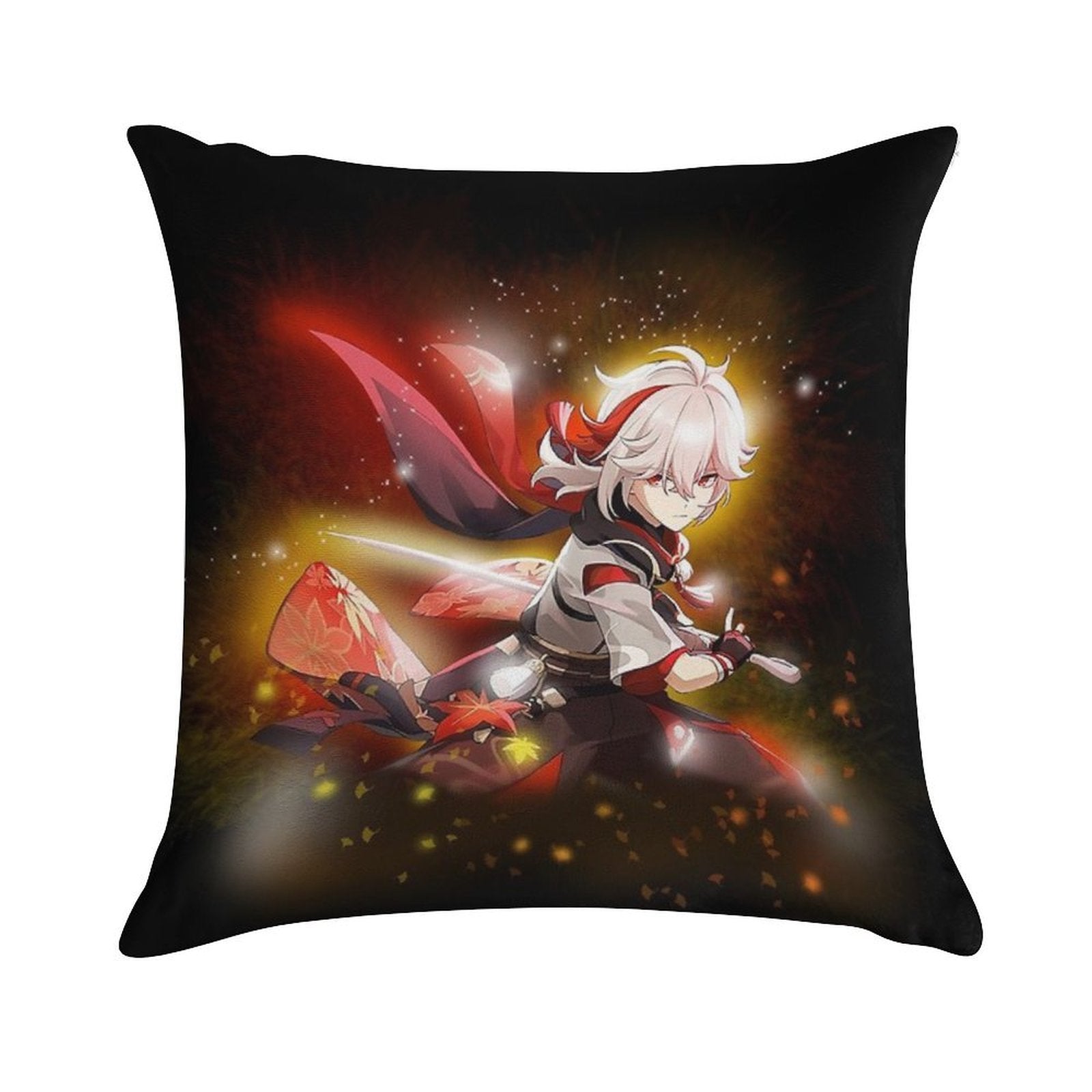 Kaedehara Kazuha Genshin Impact Soft Bedroom Essential Throw Pillow