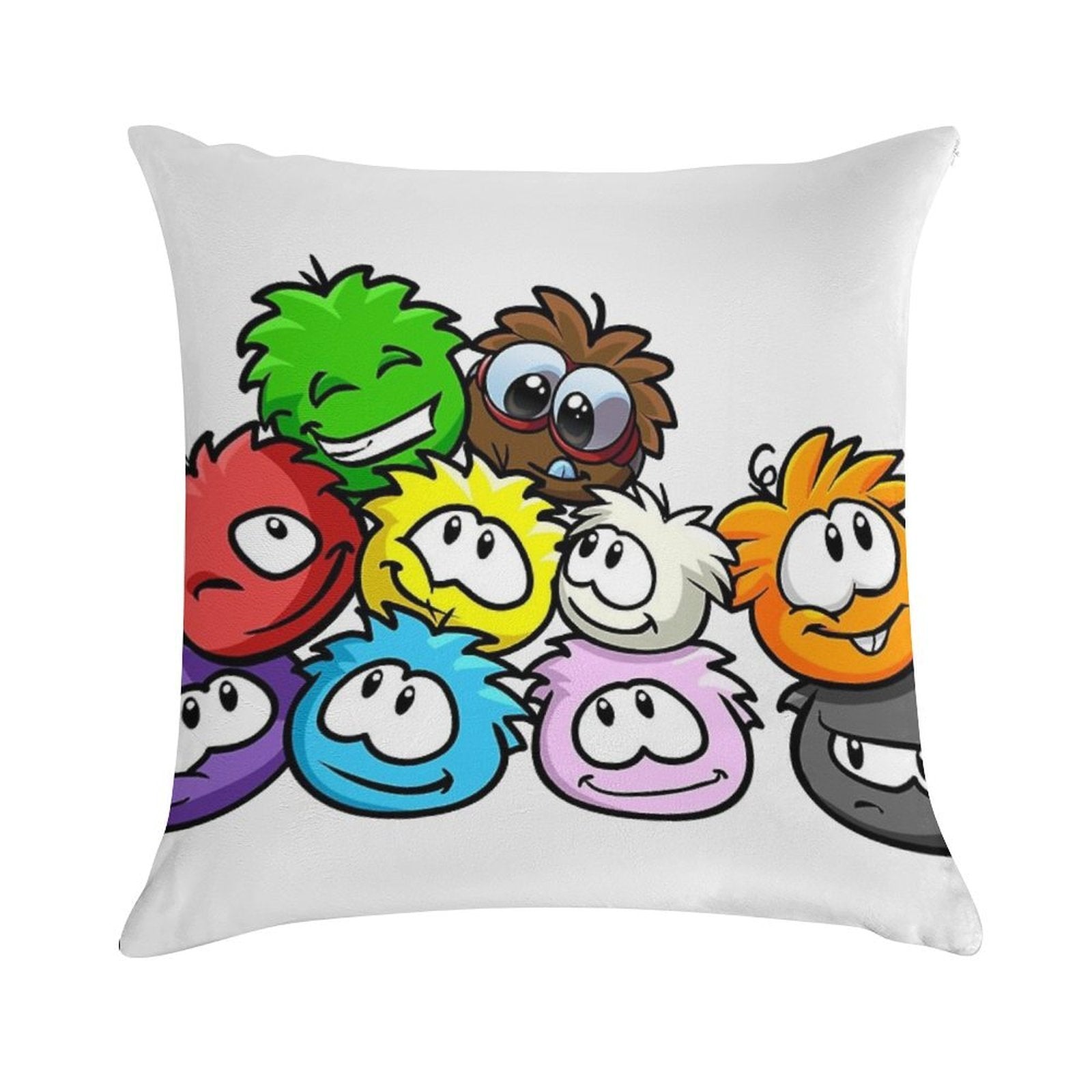 Club Penguin Puffles Soft Decorative Cover Throw Pillow