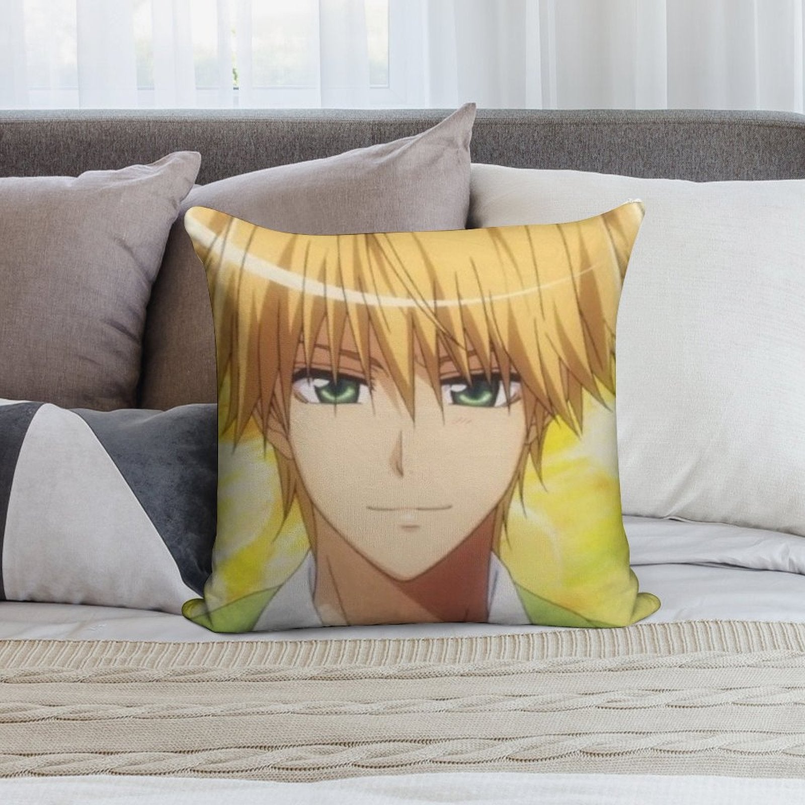 Usui Takumi Soft Luxury Feel Throw Pillow