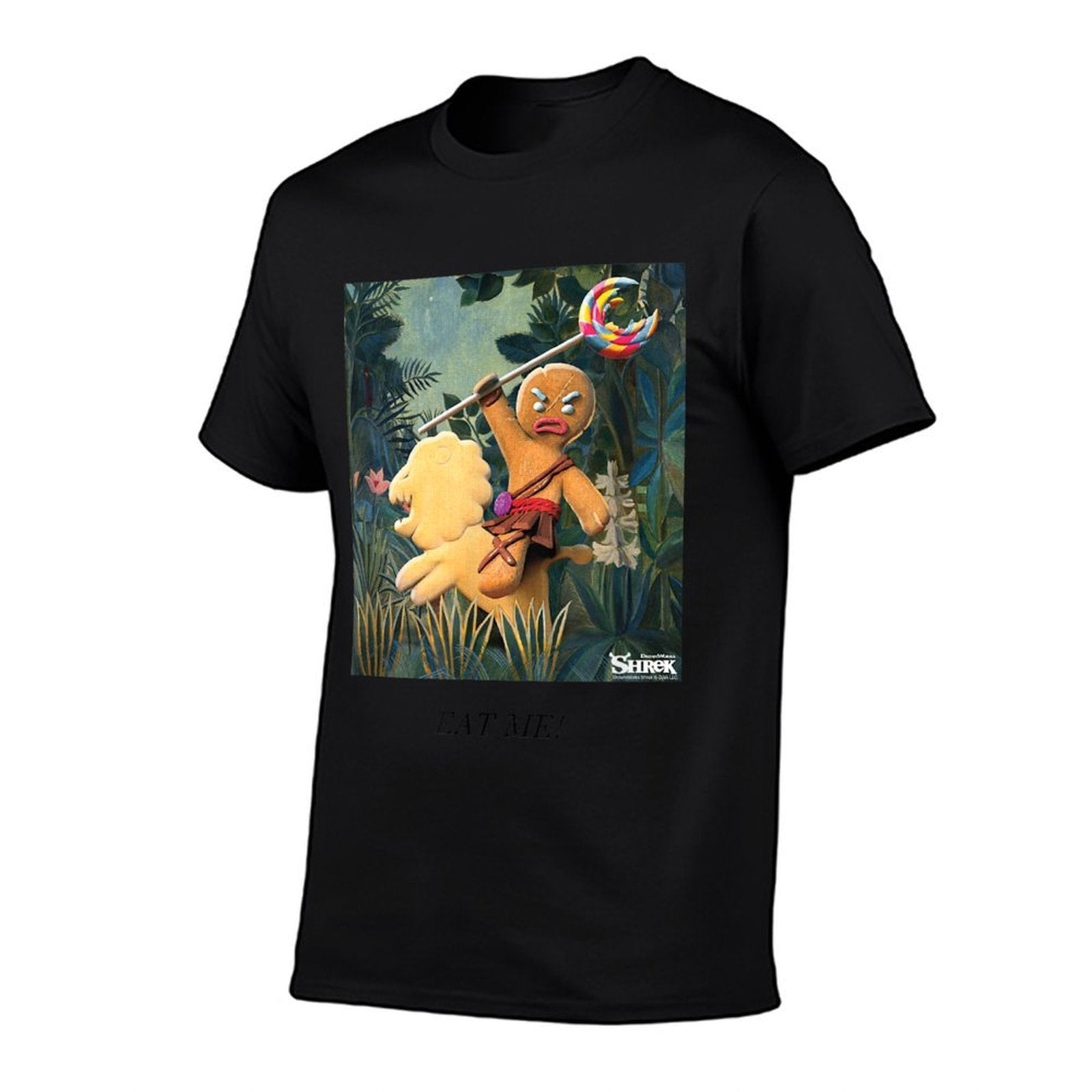 Shrek Gingy Eat Me Meme  Easy-care T-Shirt