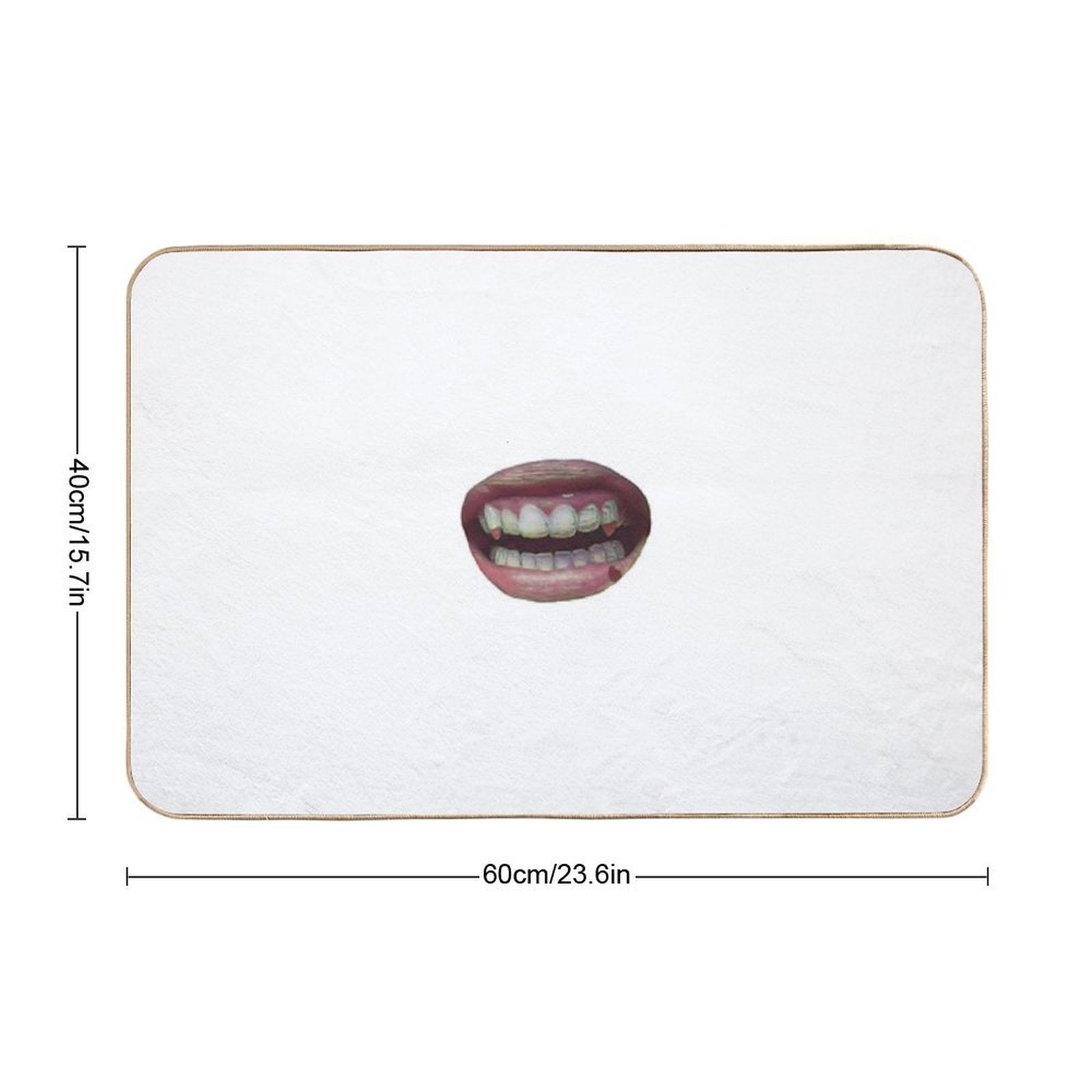 A Bite of Glitter  Versatile Bath Mat
