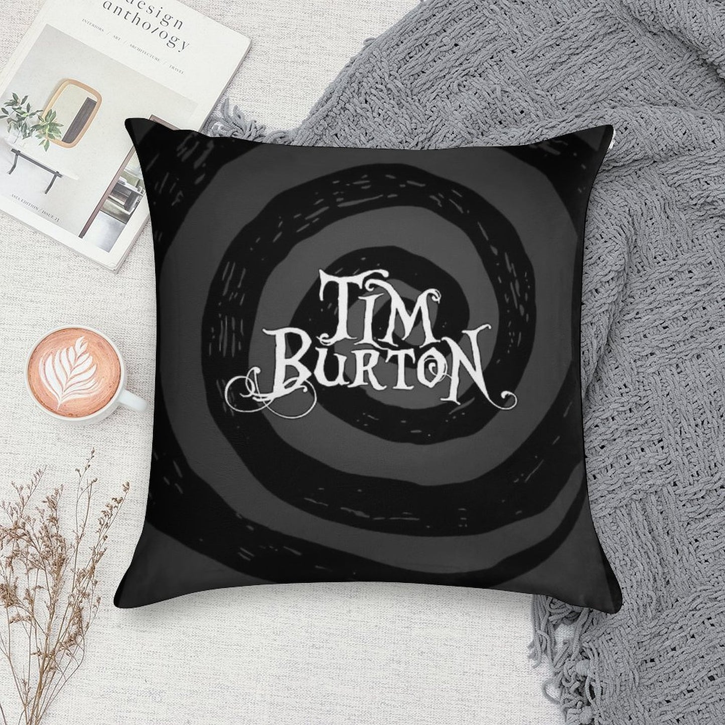 Tim Burton Soft Warmth Comfort Throw Pillow