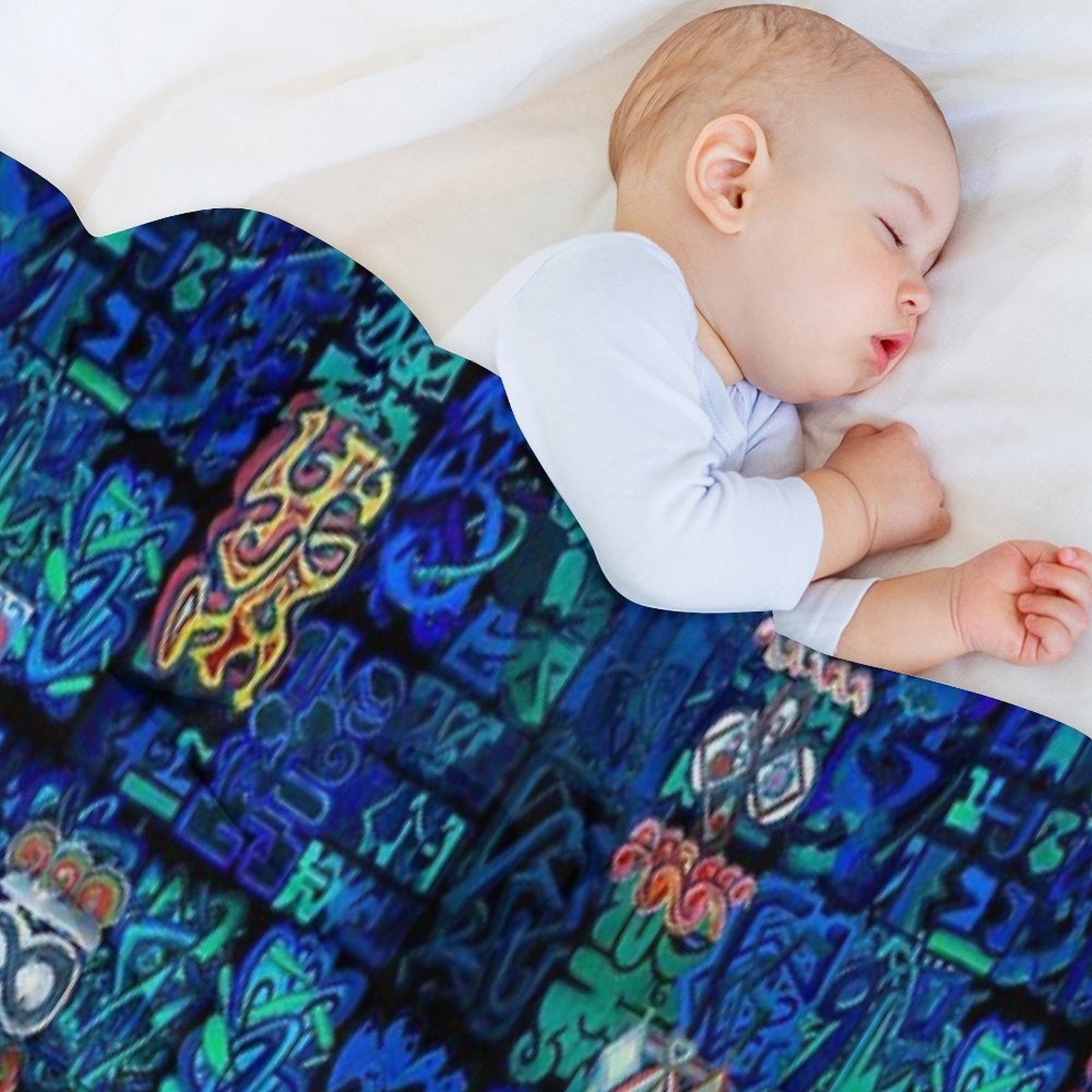 Pop Abstract Machine-washable Throw Blanket