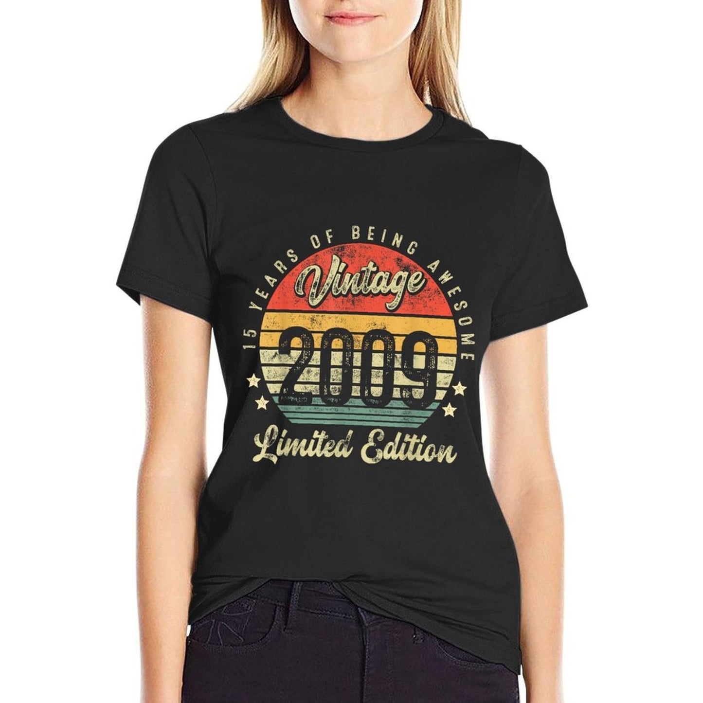 15yr BDay Son Boy Funny 2009 15 Year Old Gifts 15th Birthday Breathable T-Shirt