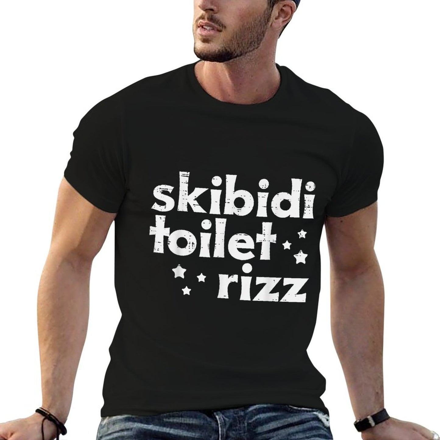 Skibidi Toilet Rizz Funny Saying Meme Boys Kids Men Women  Soft T-Shirt