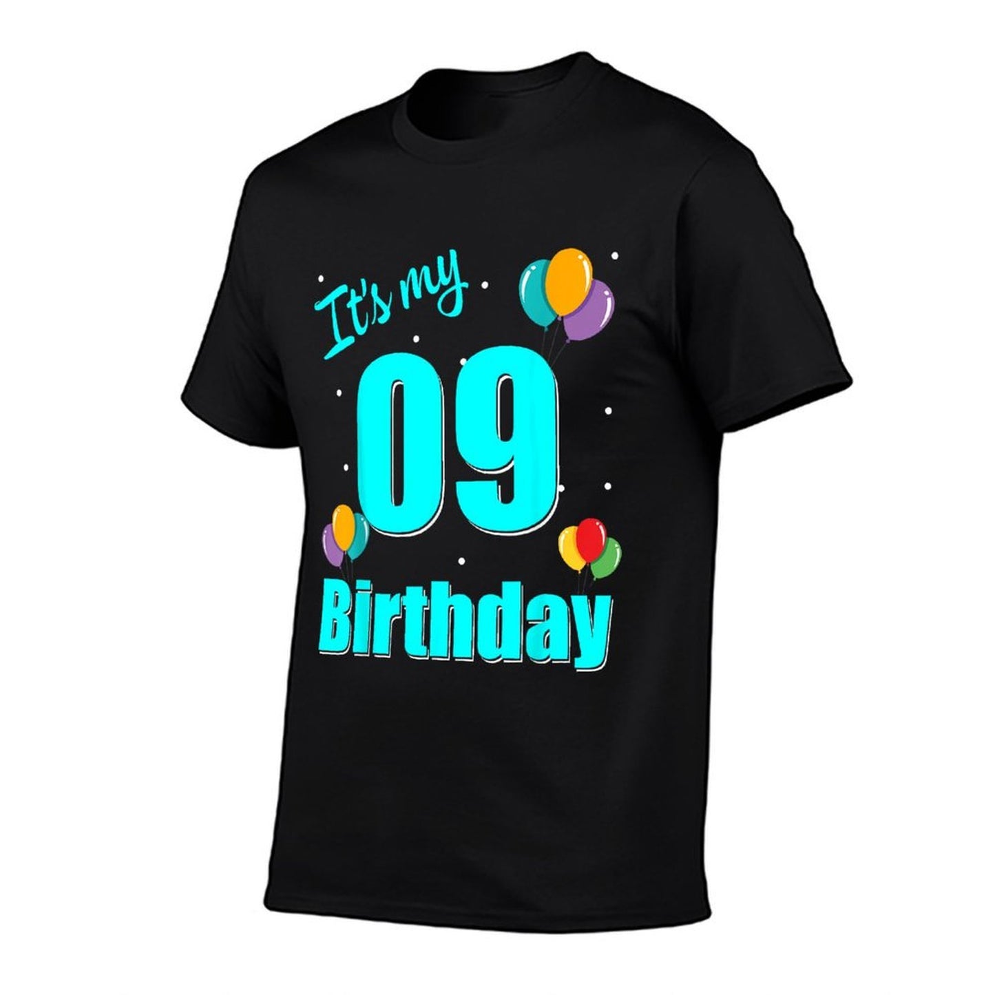 09th Birthday It's My 09th Birthday 09 Year Old Birthday Cotton T-Shirt