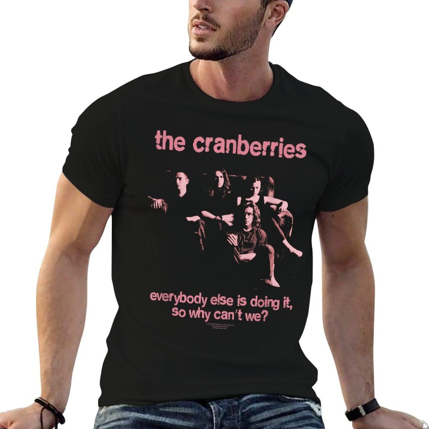 The Cranberries Everybody Else Is Doing It Pink Vintage Band Soft T-Shirt