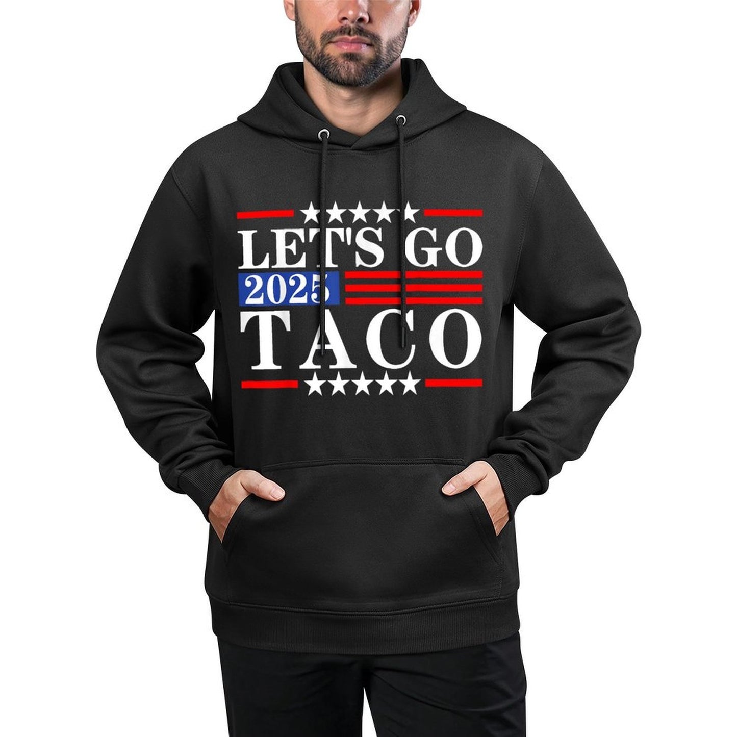 Taco Trump Trump Always Chickens Out Lets Go Taco Shape Retention Hoodie