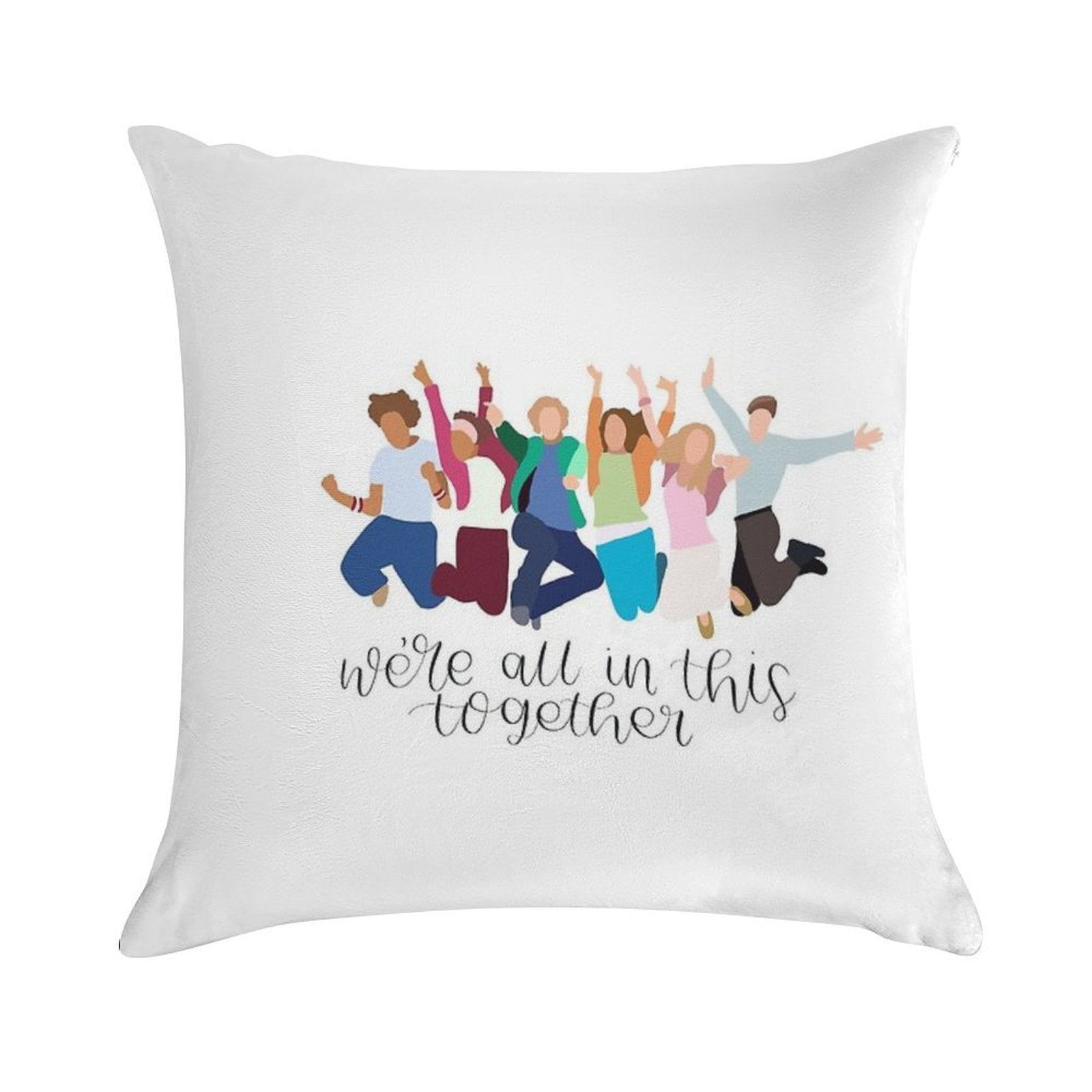 We’re All In This Together High School Musical Soft Multiple Sizes Throw Pillow