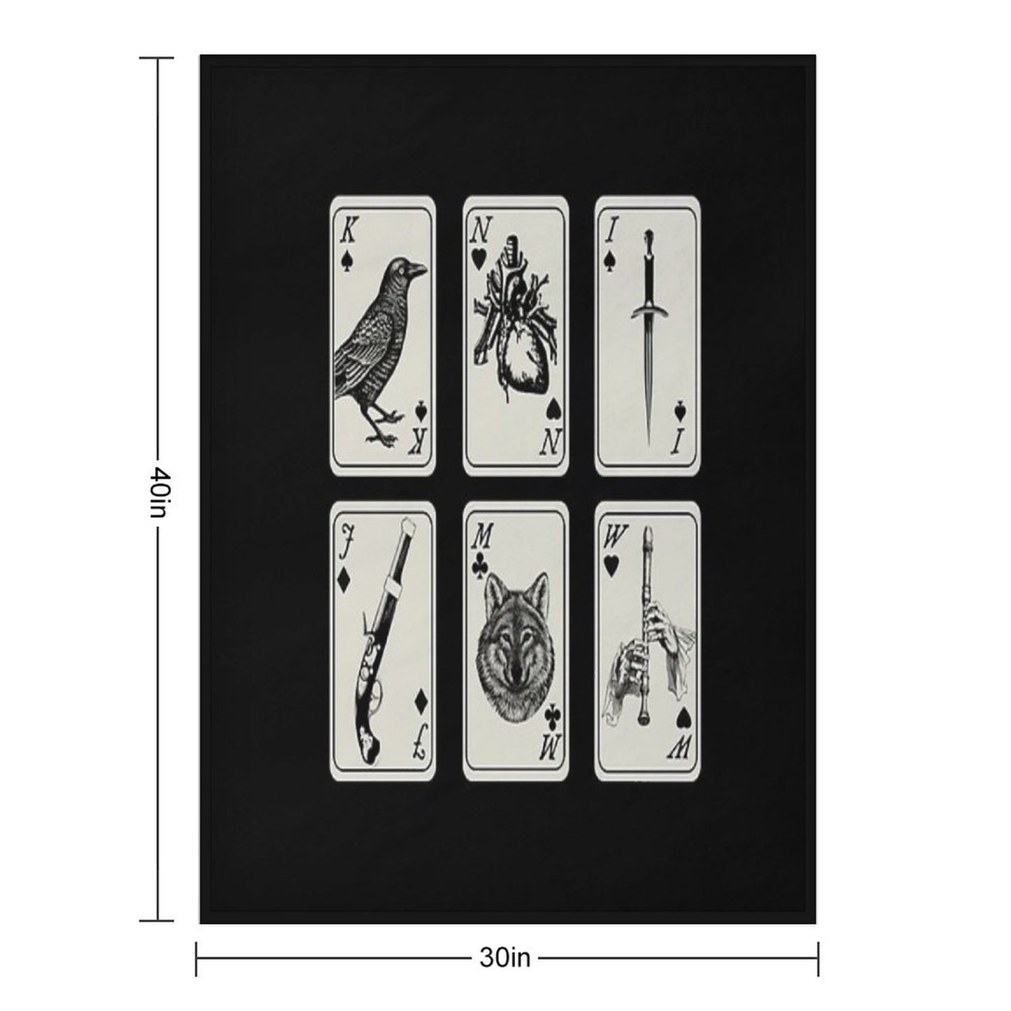 Six Of Crows T-ShirtSix of Crows Travel-friendly Throw Blanket