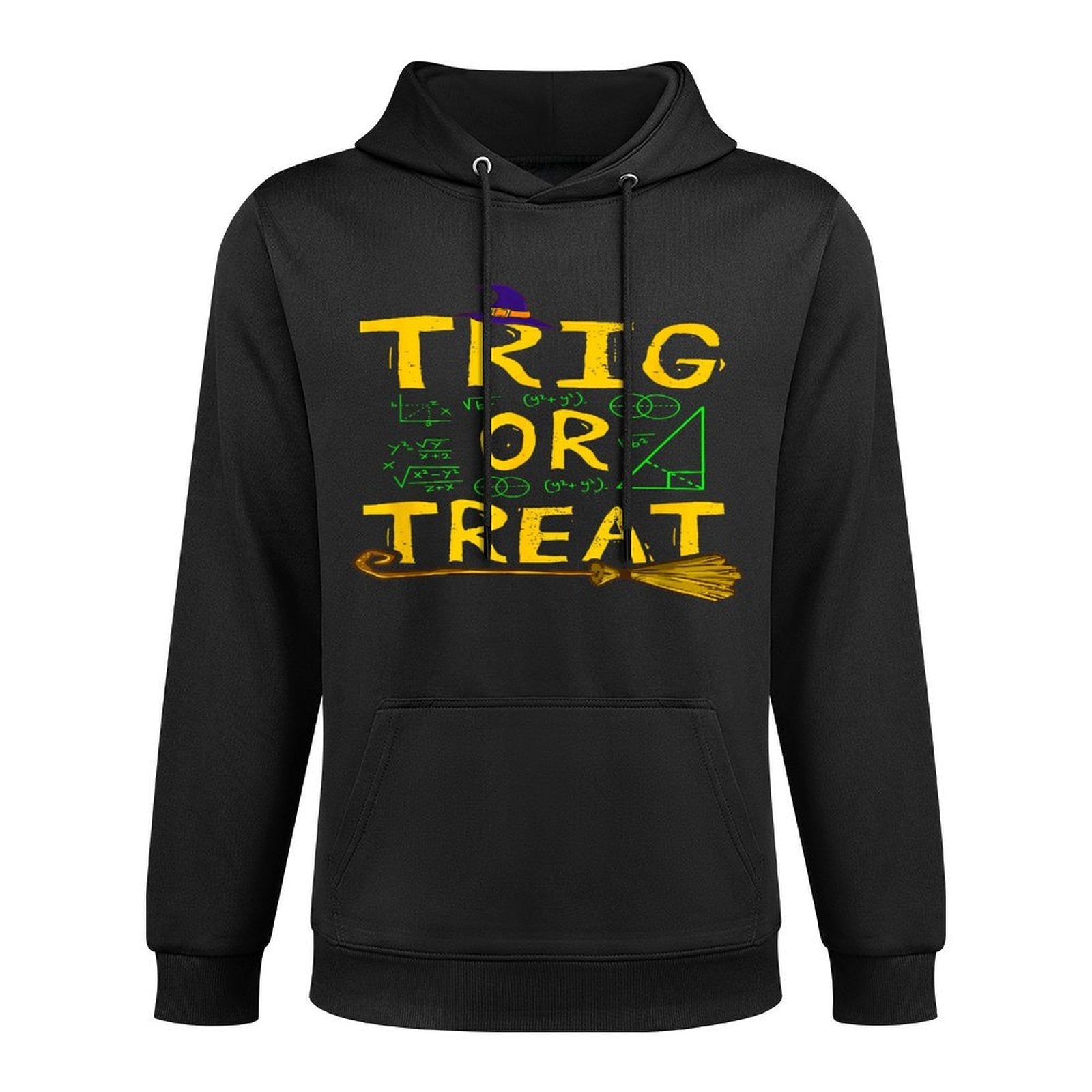 Halloween Math Teacher Trig Or Treat Student School College Casual Wear Hoodie
