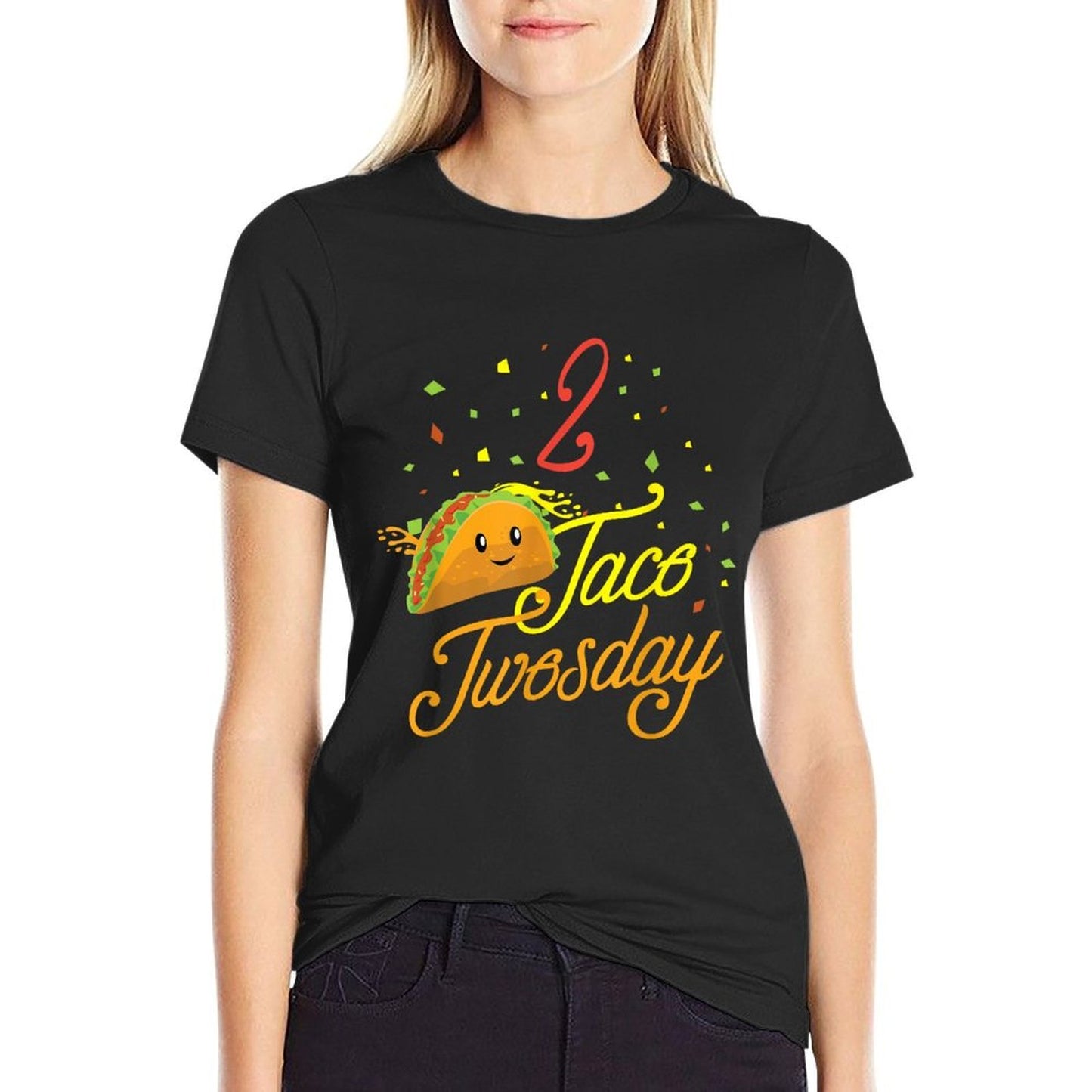 Taco Twosday 2 Two Year Old Boy Girl Birthday Gift Breathable T-Shirt