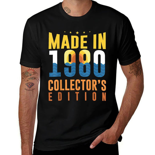 40thbirthdaygifts Made 1980 Collectors Edition 40th Birthday  Stretchy T-Shirt