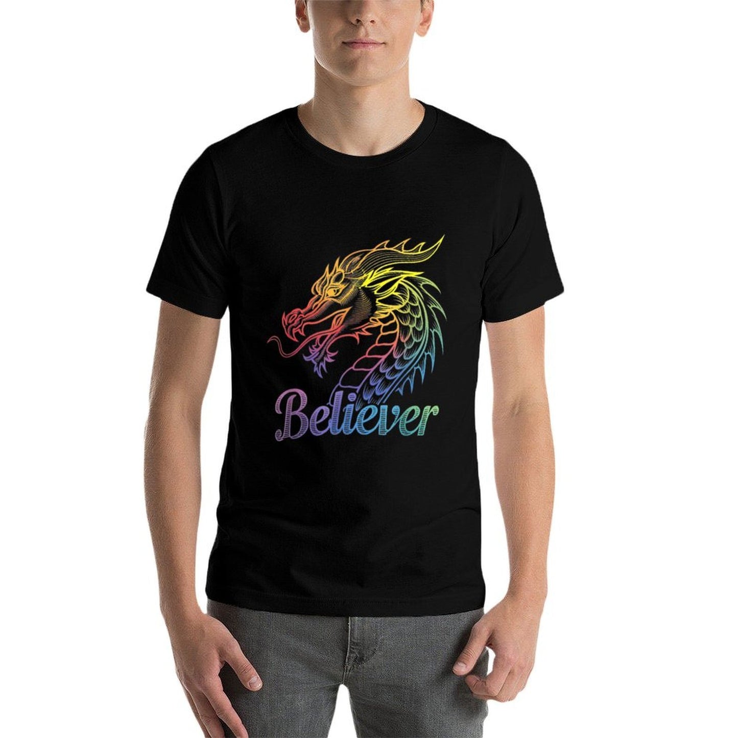Vintage Dragon Believer - Imagine This Gift for Dragon Fans  Lightweight T-Shirt