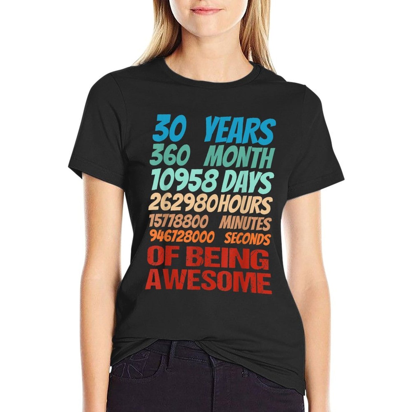 30 Years Old 30th Birthday Women Men 30th Birthday  Lightweight T-Shirt
