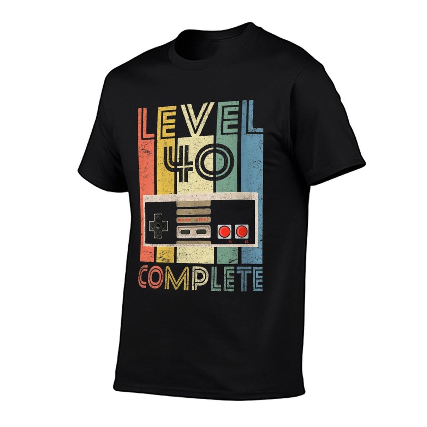 Womens Video Game Controller Level 40 Complete 40th Birthday Gamer Trendy Pattern T-Shirt