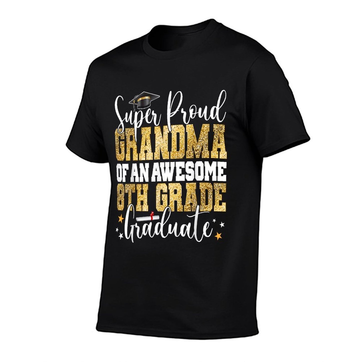Super Proud GRANDMA of An Awesome 8th Grade Graduate 2023 Slim-fit Cut T-Shirt