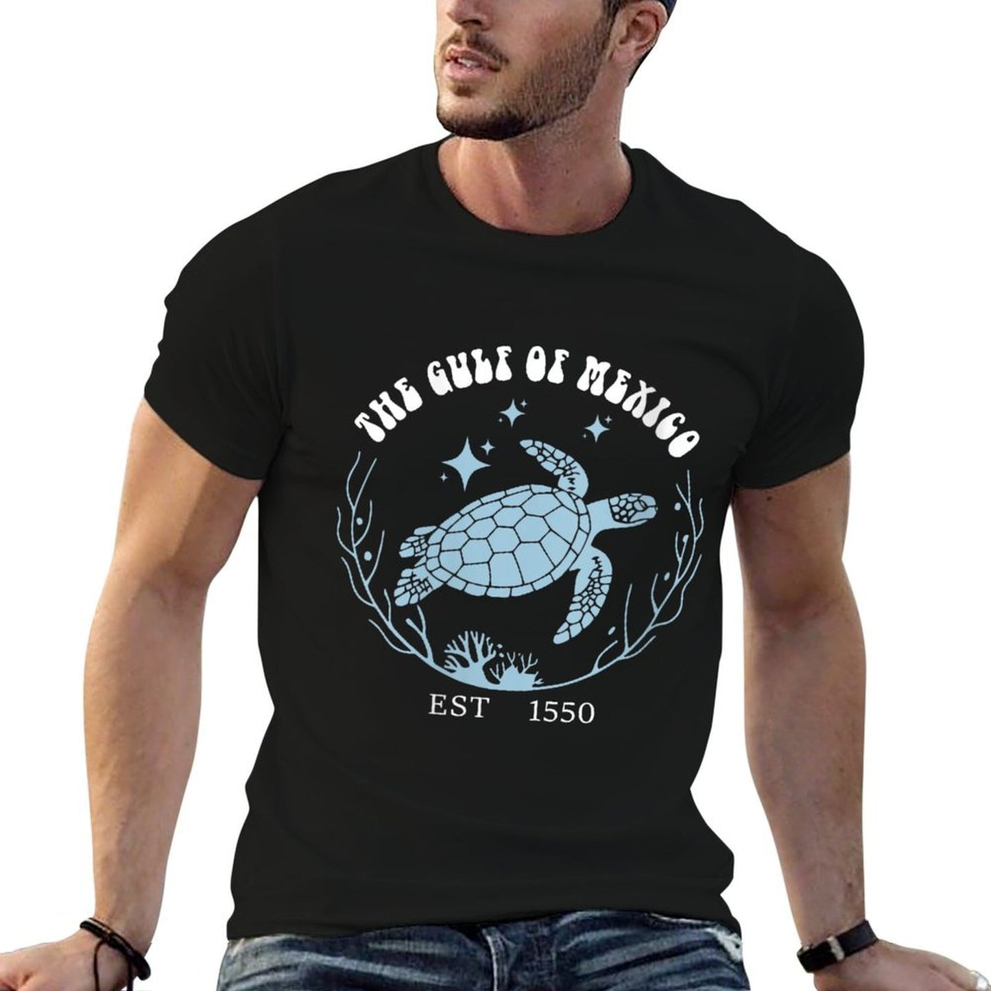 Womens Gulf of Mexico Turtle Comfortable T-Shirt