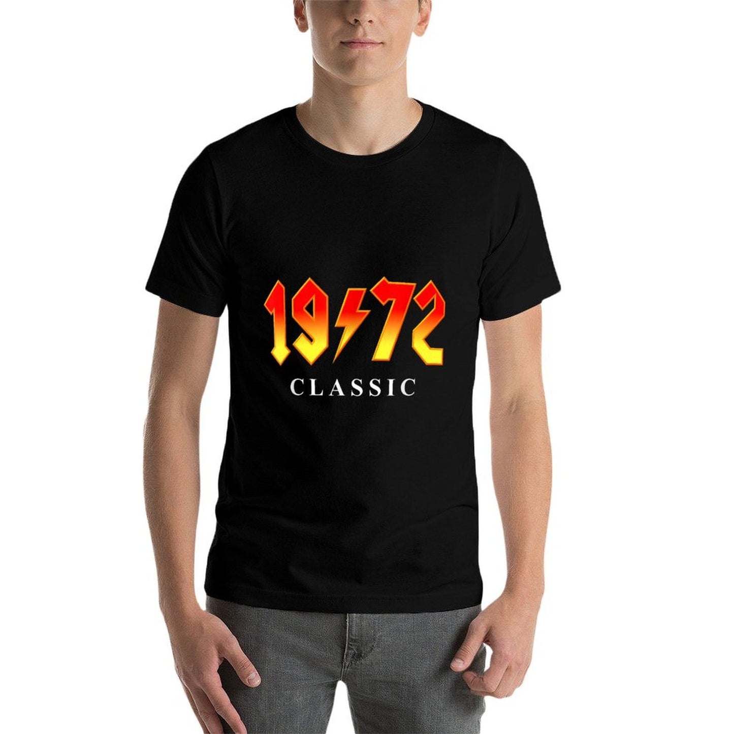 1972 Classic Rock 50th Birthday Wrinkle-resistant T-Shirt