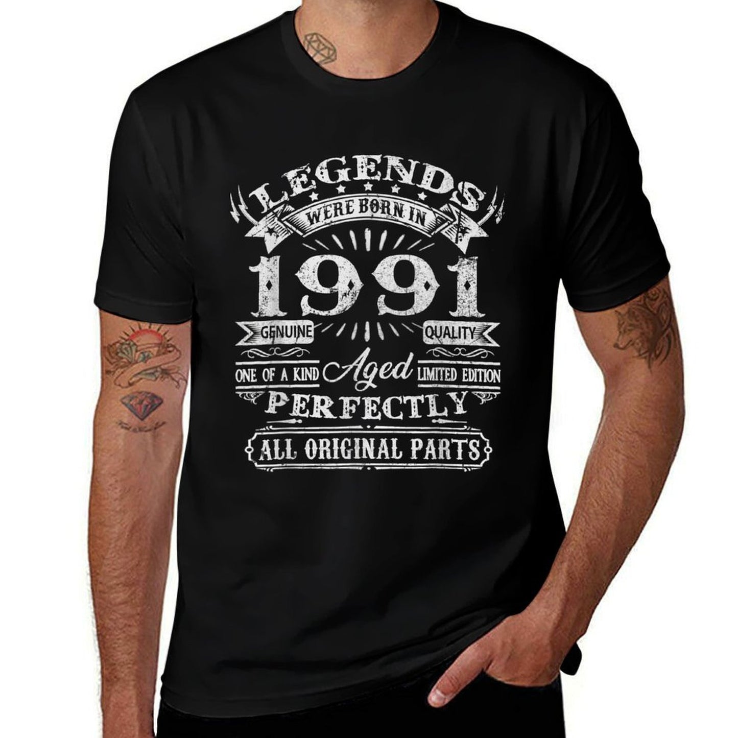 30 Years Old Gifts Legend Were Born In 1991 30th Birthday  Relaxed-fit T-Shirt