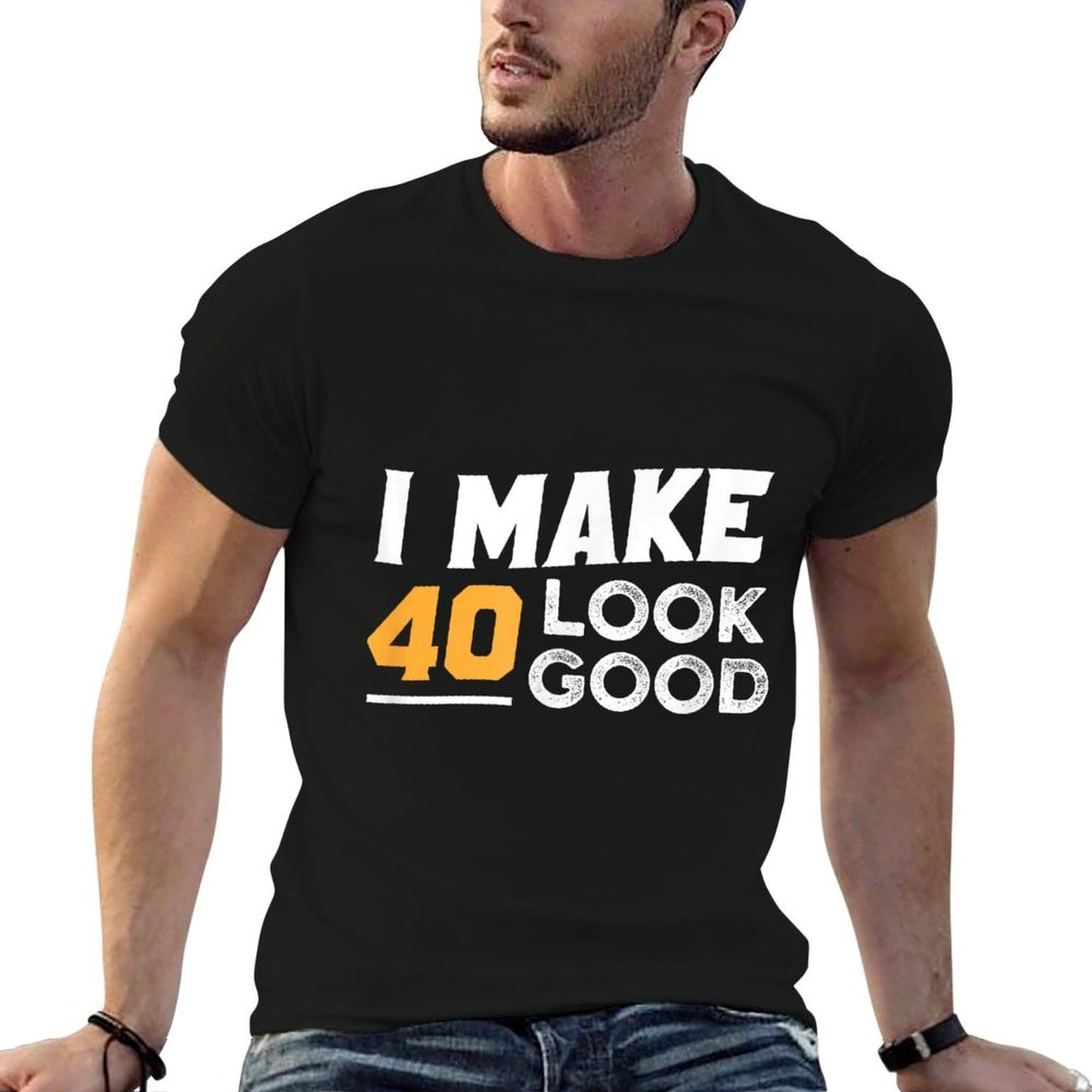 40 Year Old Birthday Gift 40th Birthday  Trendy Pattern T-Shirt