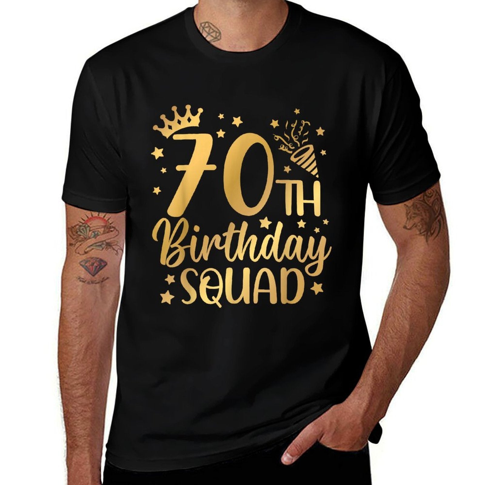 70th Birthday Squad 70 Years Old Birthday Party Group Women  Classic T-Shirt
