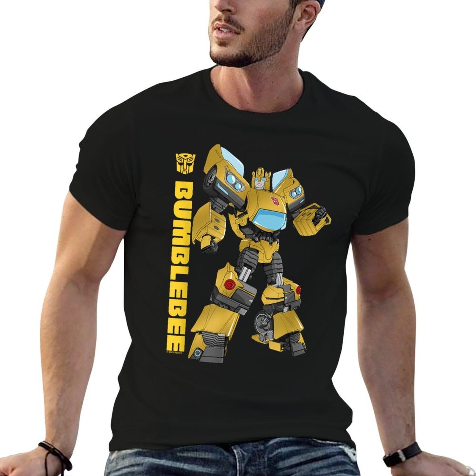 Transformers Bumblebee Autobots Epic Pose Portrait  Quick-drying T-Shirt