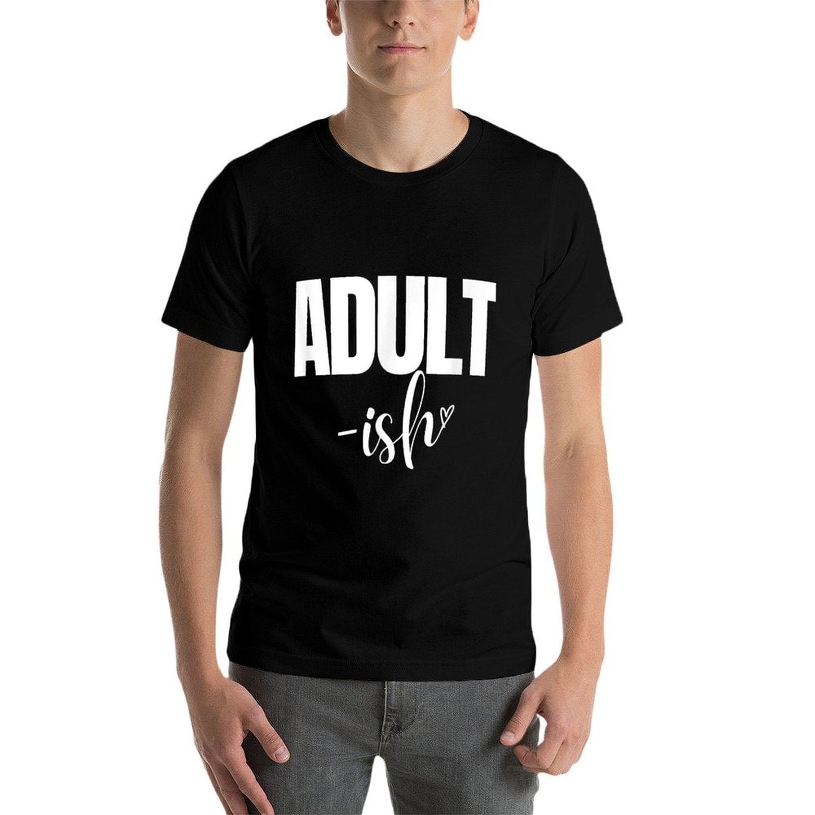 Adult-ish Funny Adulting Girls 18th Birthday  Easy-care T-Shirt