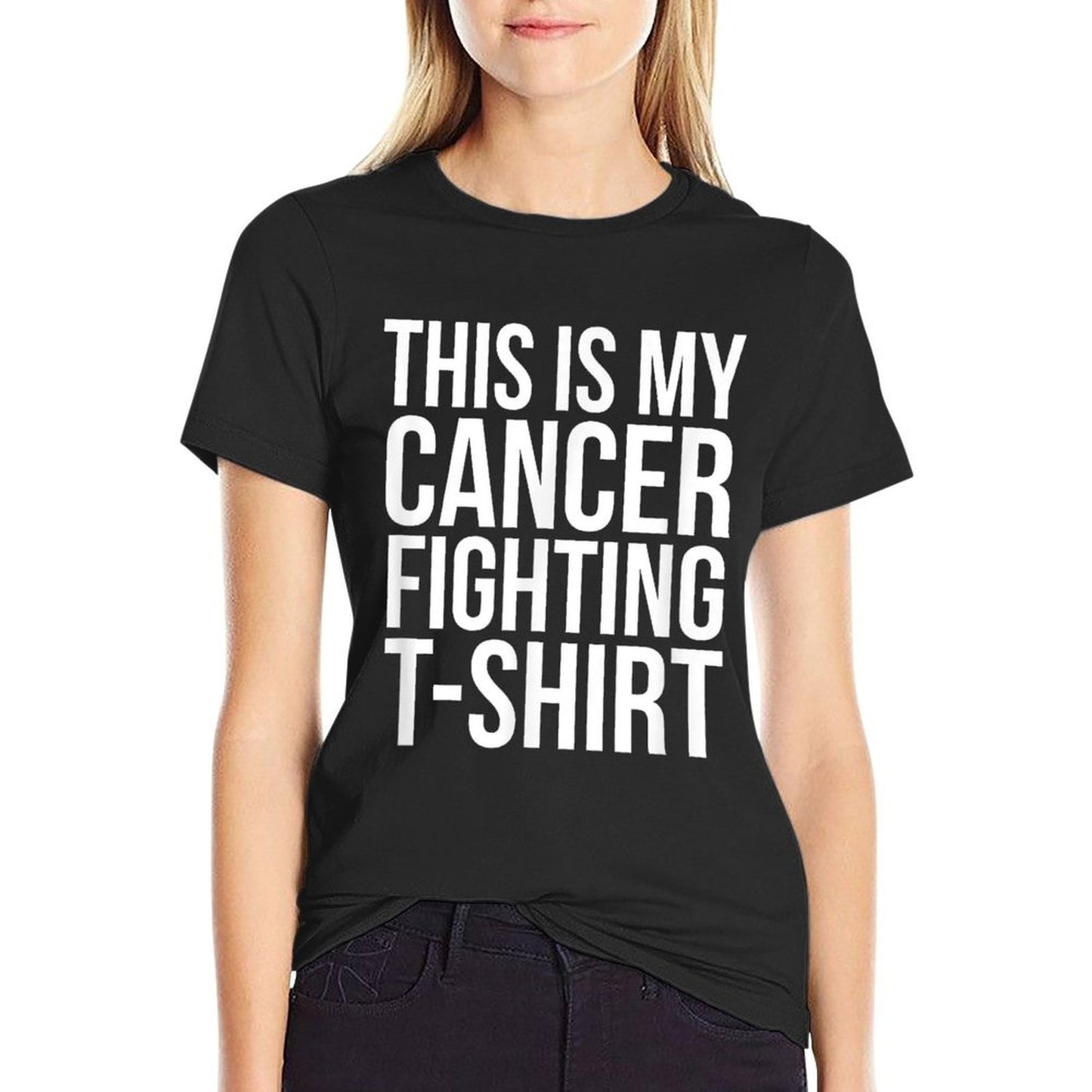 This Is My Cancer Fighting  Odor-resistant T-Shirt