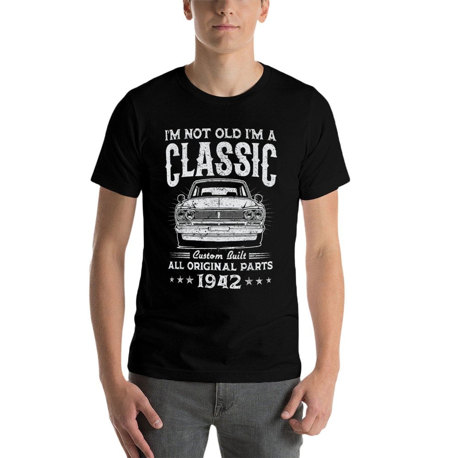 83 Year Old Gifts Vintage Classic Car 1942 83rd Birthday  Moisture-wicking T-Shirt
