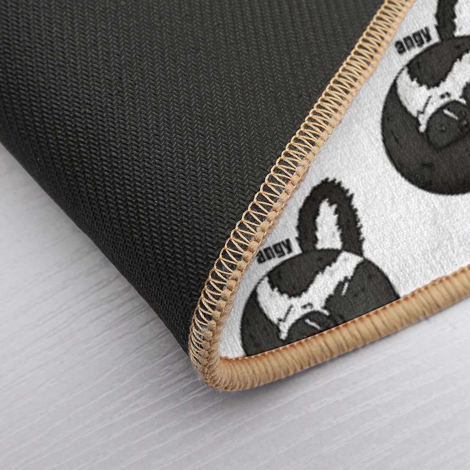 Fat Angy Skunk Durable Bath Mat