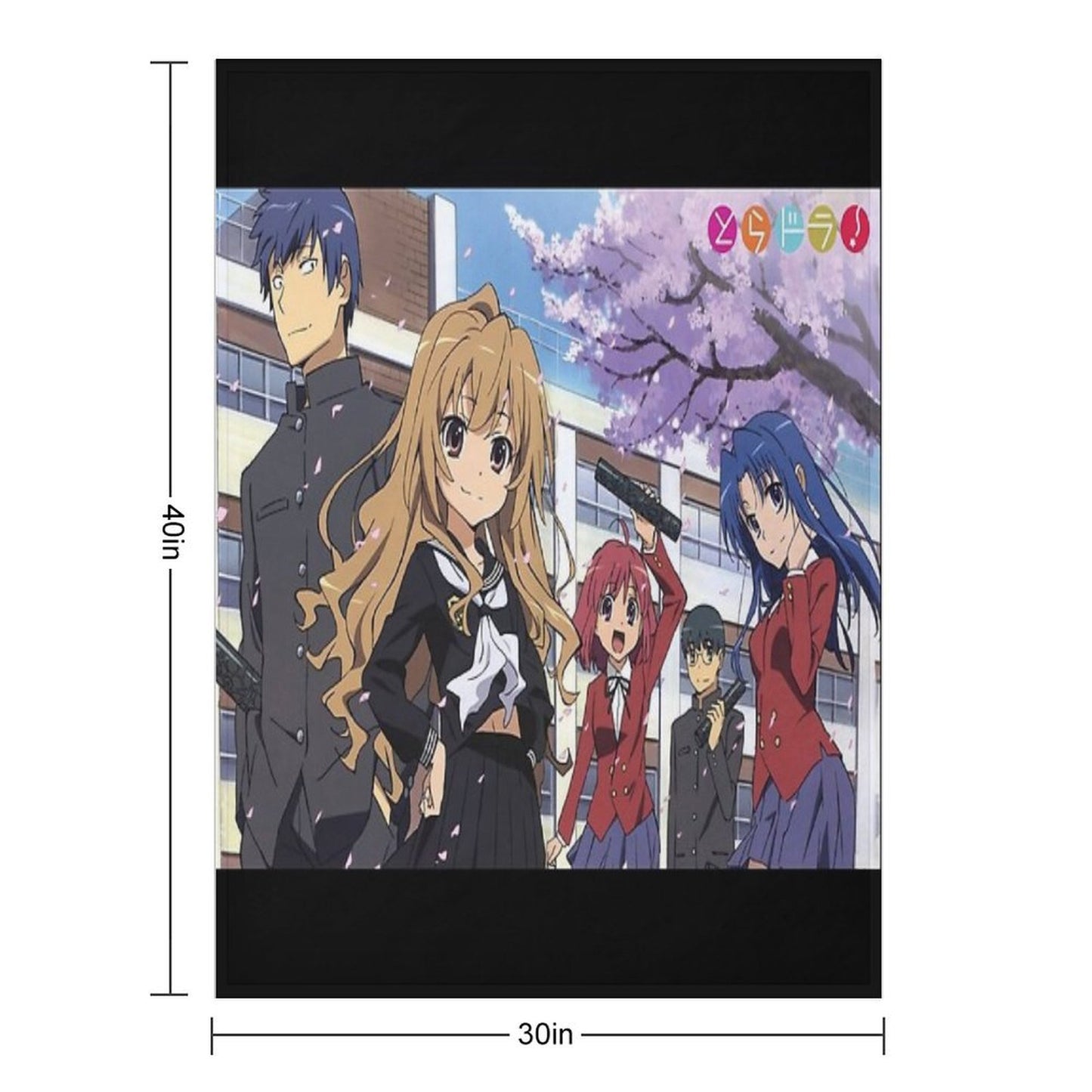 Toradora Eco-conscious Throw Blanket