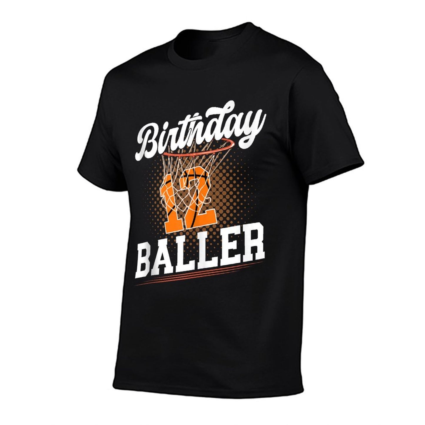 12th Basketball Birthday Twelve Year Old Basketball Player Easy-care T-Shirt
