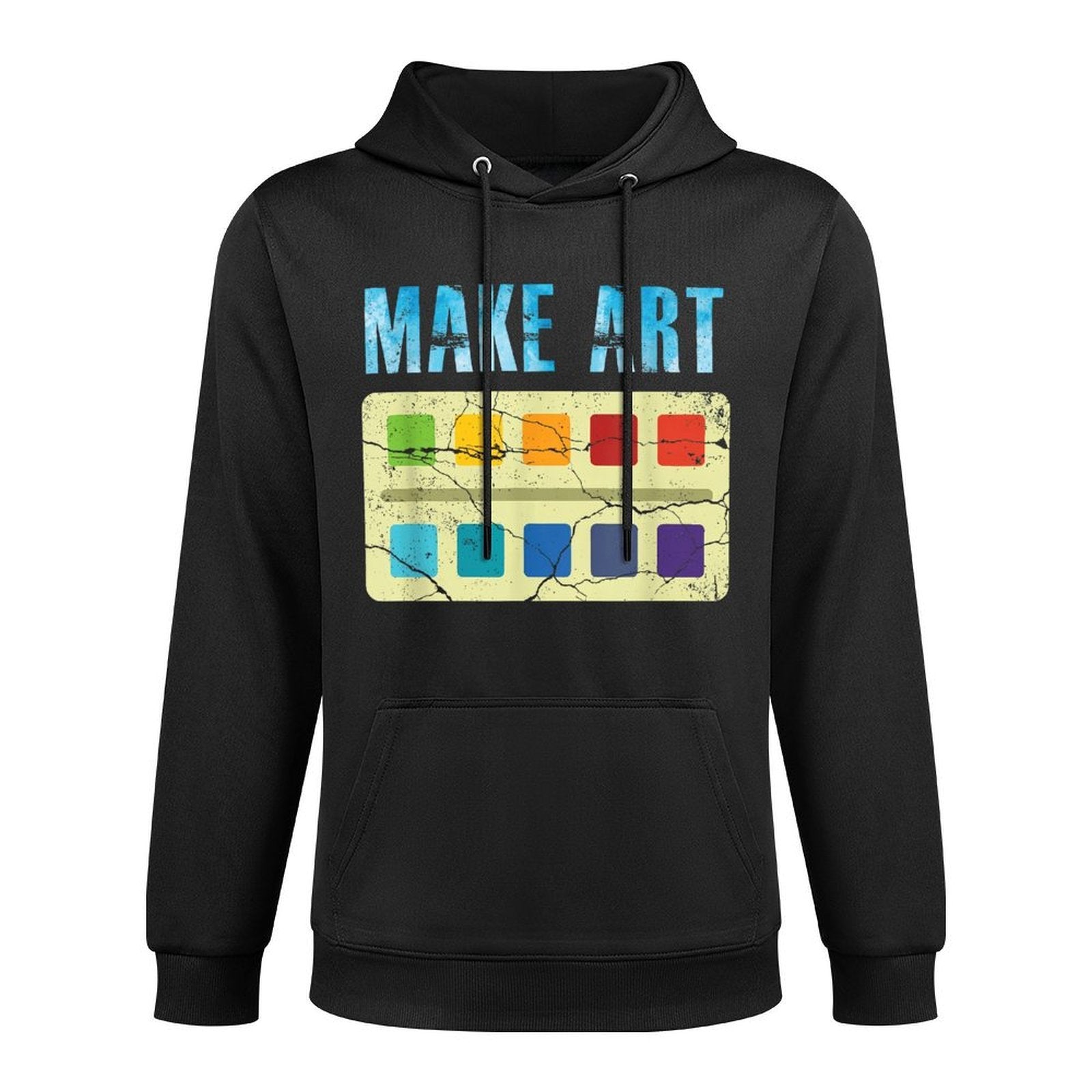 Make Art Colors Palette Artist Painter Painting Aesthetic Pilling-Resistant Hoodie
