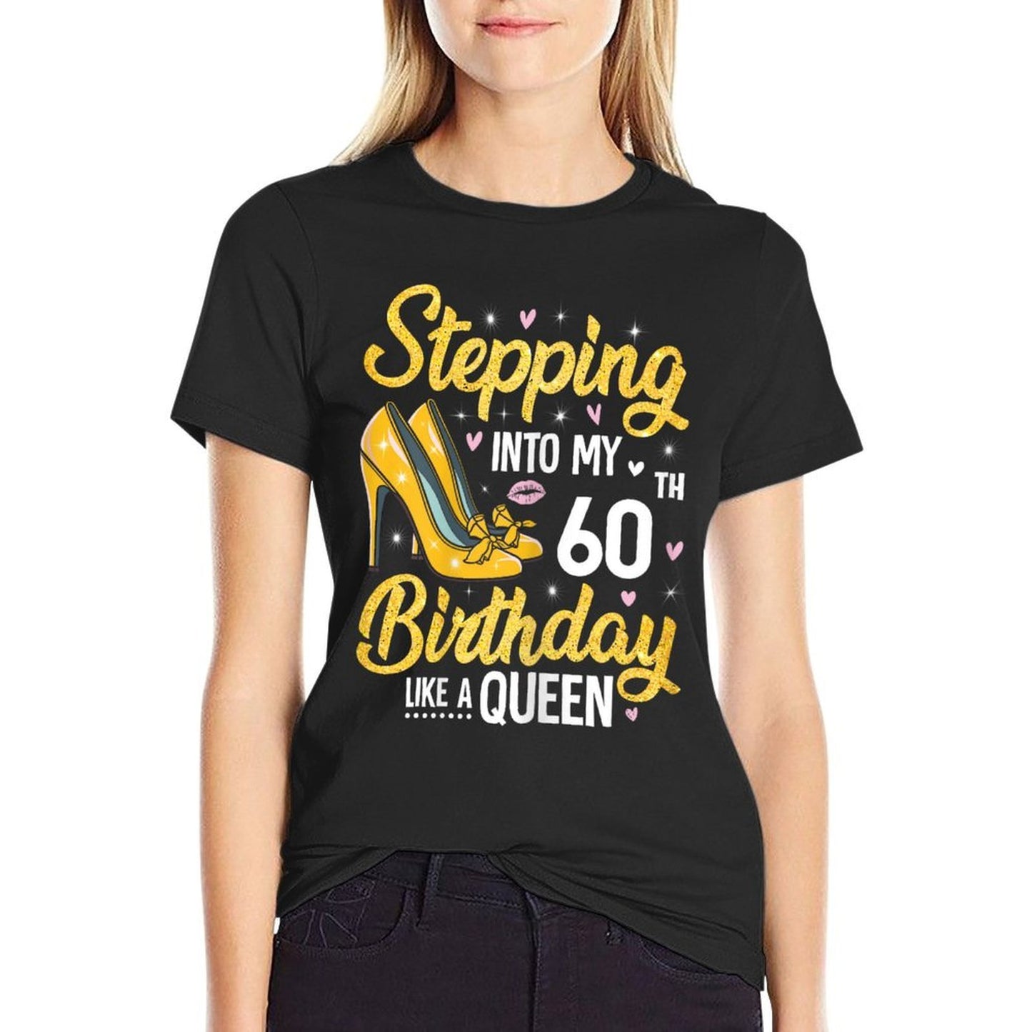 Stepping Into My 60th Birthday Women 60 Year Old Bday Lightweight T-Shirt