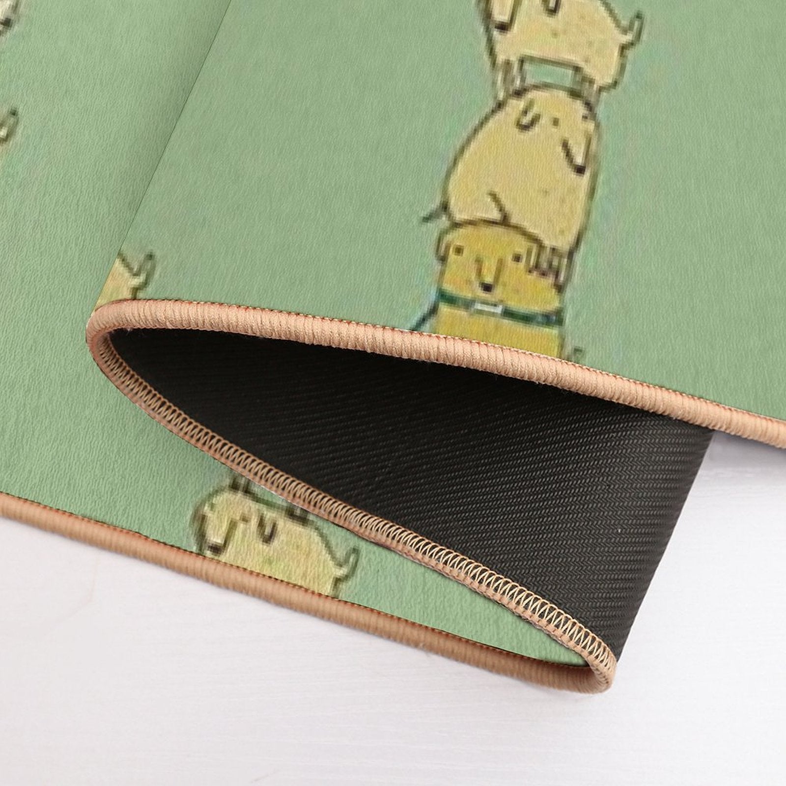 Puppy Totem  Easy Maintenance Bath Mat