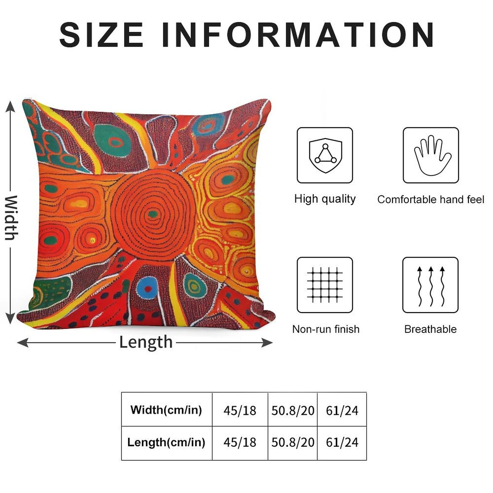 Alice Springs #14 Soft Easy Maintenance Throw Pillow