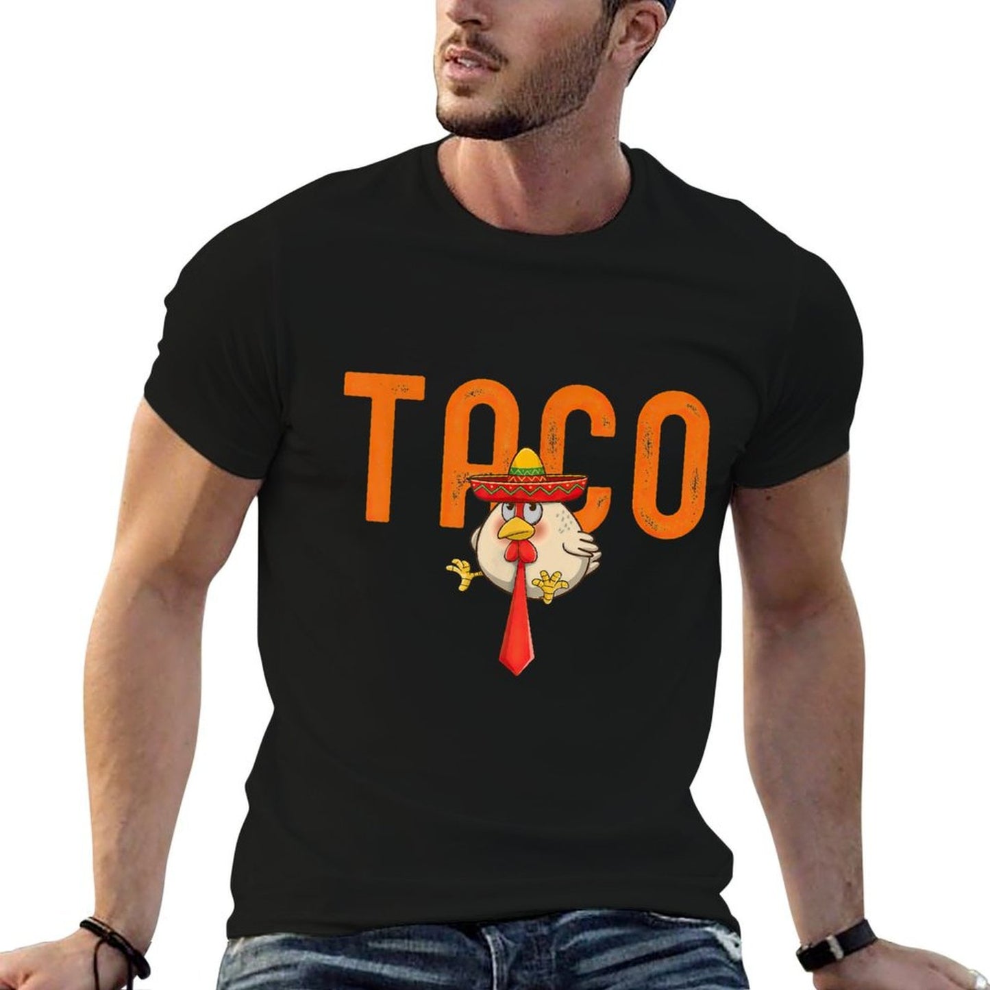 Taco Always Chickens Out Comfortable T-Shirt