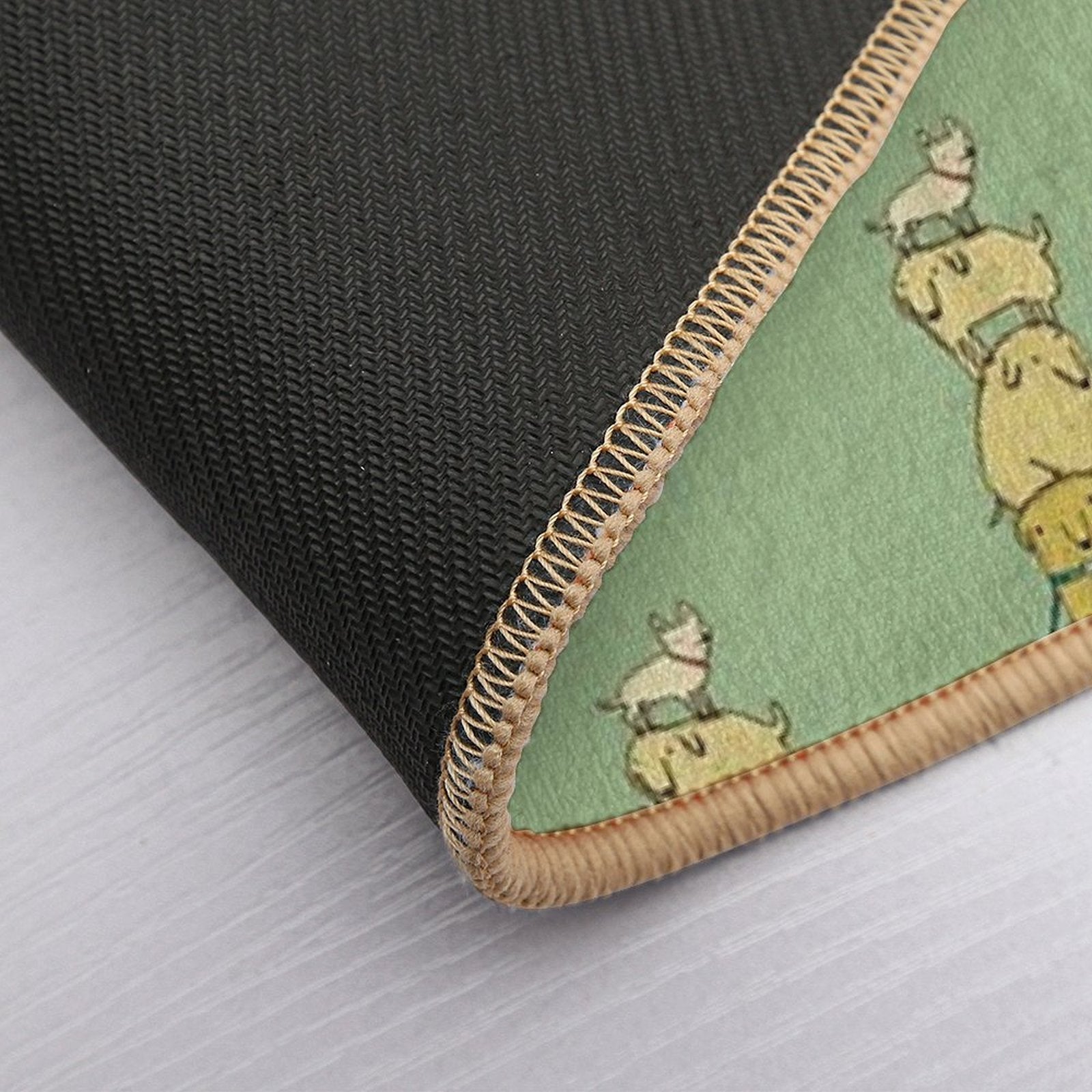 Puppy Totem  Easy Maintenance Bath Mat