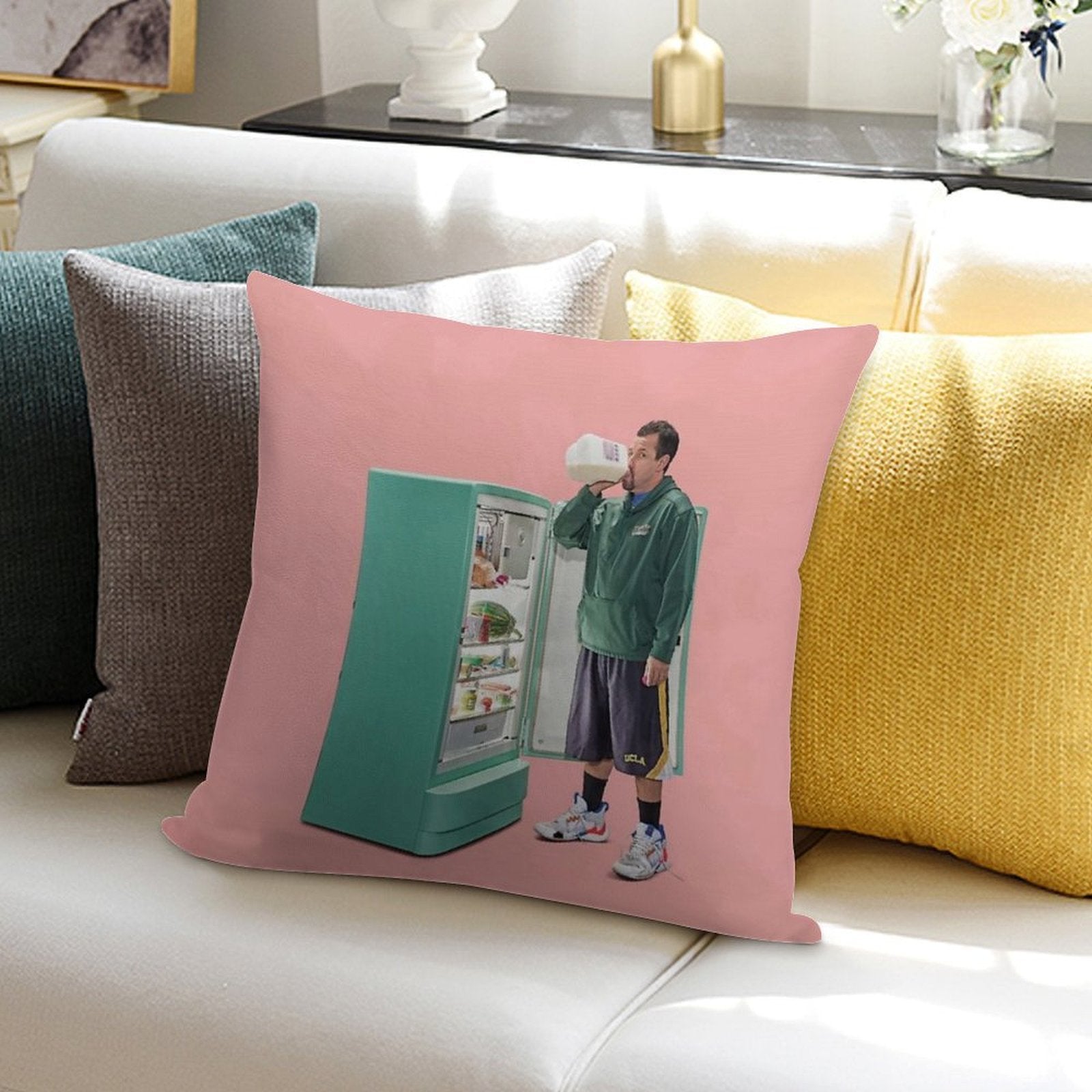 Adam Sandler Soft High-Density Material Throw Pillow
