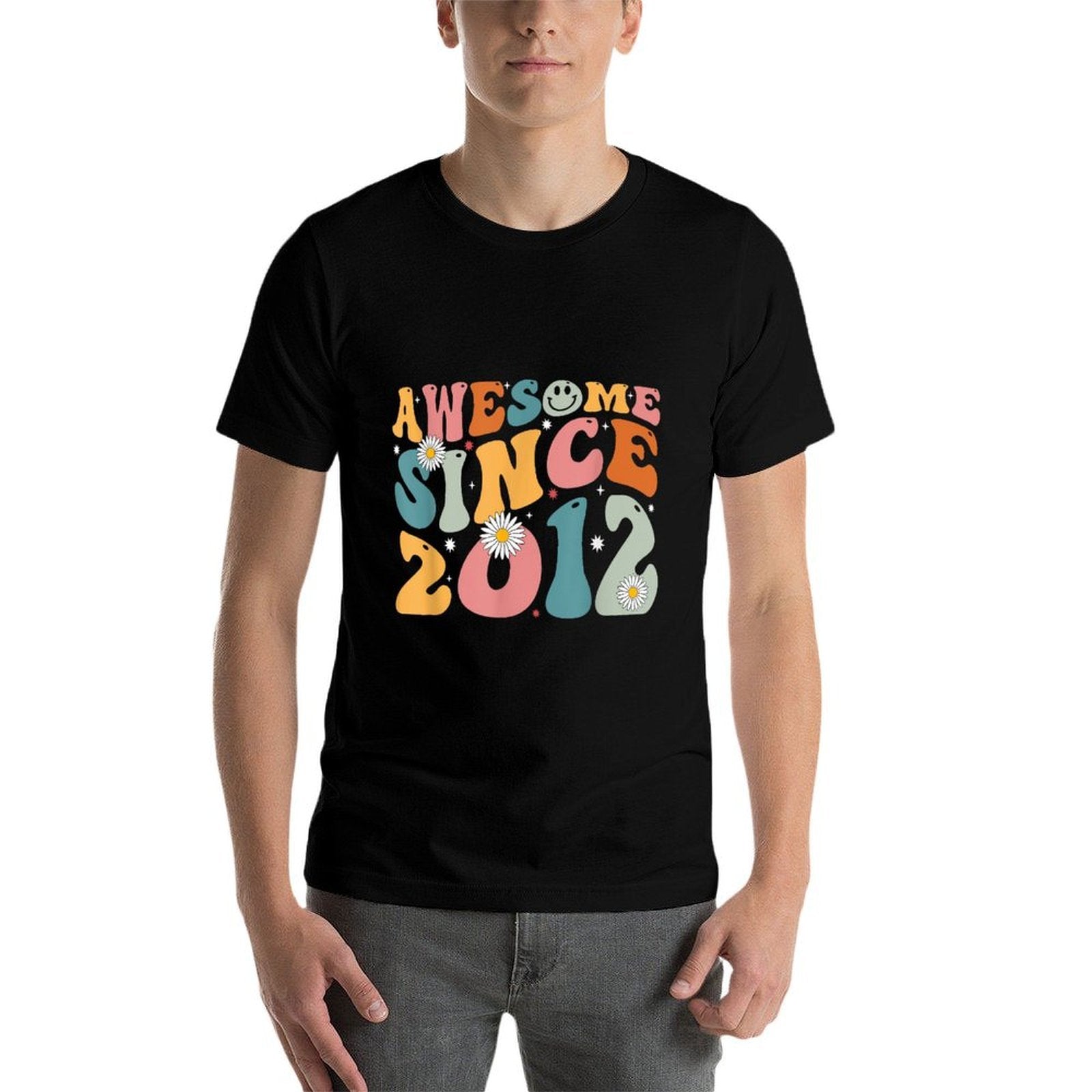 Awesome Since 2012 13th Birthday Retro Gifts Born In 2012  Affordable Price T-Shirt