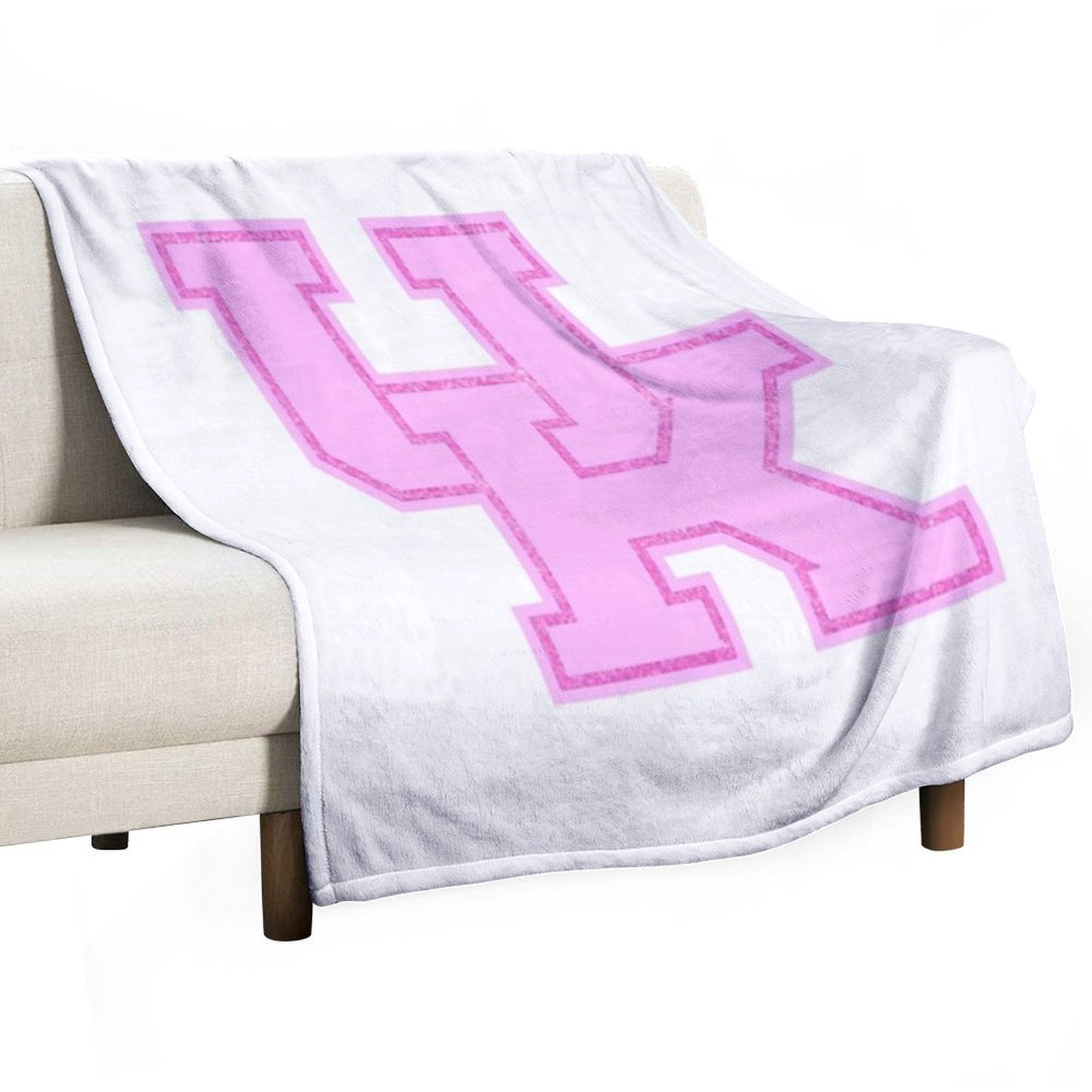 University of Kentucky Logo Travel-friendly Throw Blanket