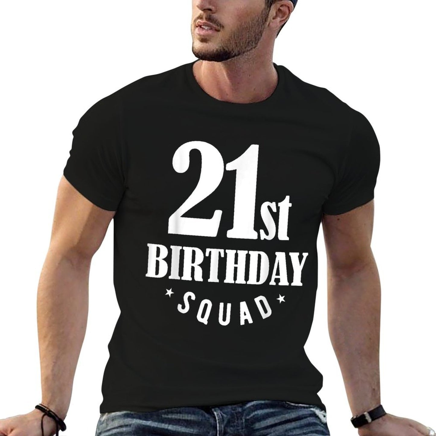 21st Birthday Squad Durable T-Shirt