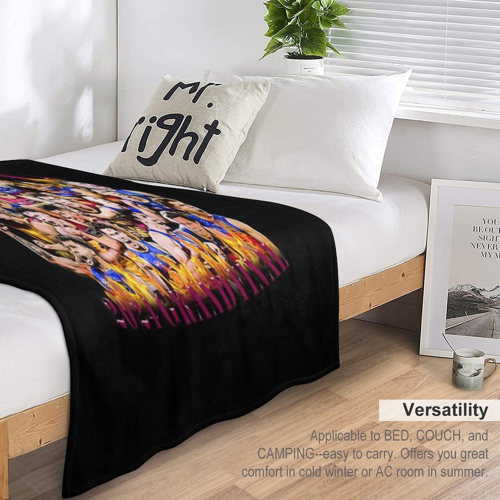 Brisbane Lions - 2024 Grand Finalists - Believe Compact Throw Blanket