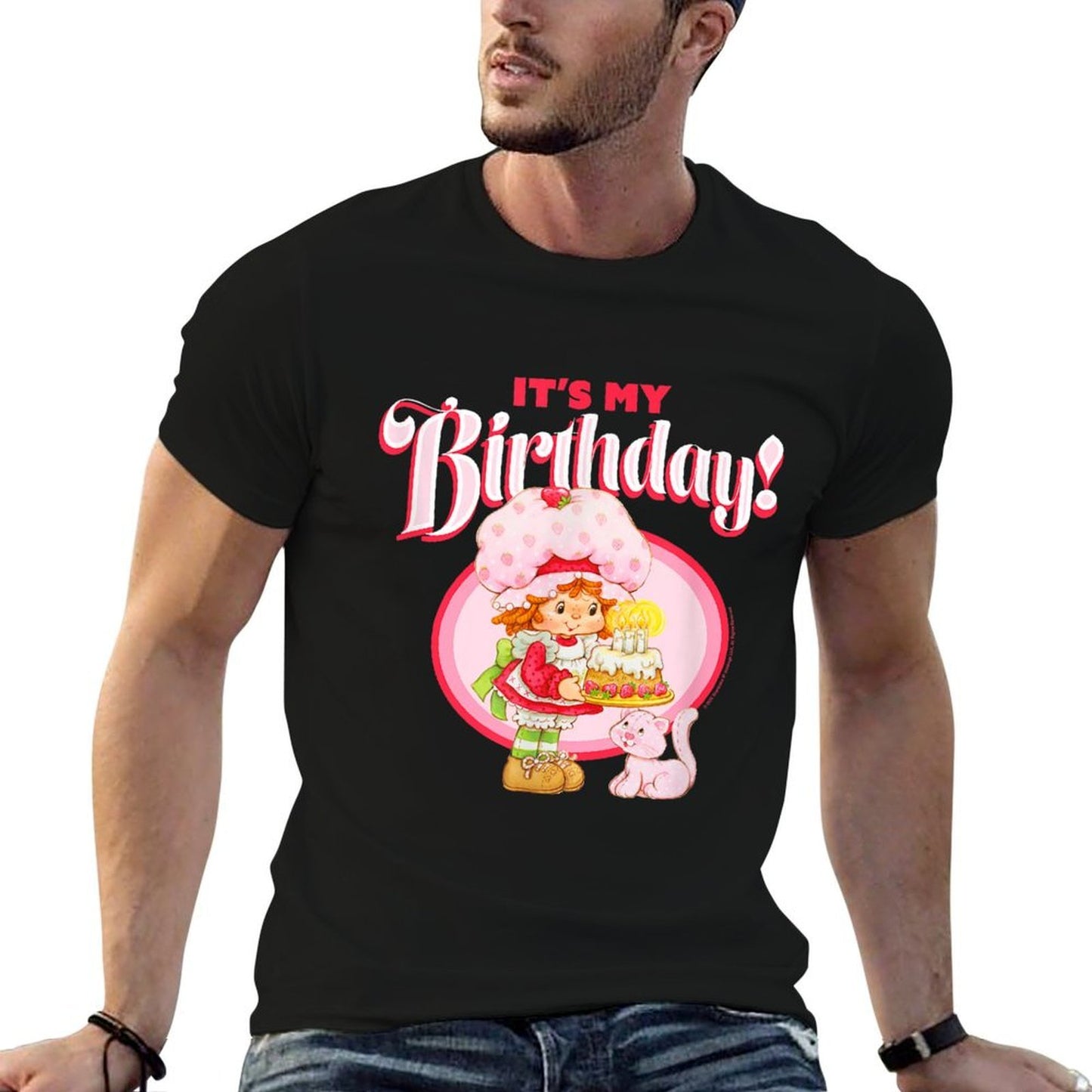 Strawberry Shortcake It's My Birthday Vintage Sweetie Relaxed-fit T-Shirt