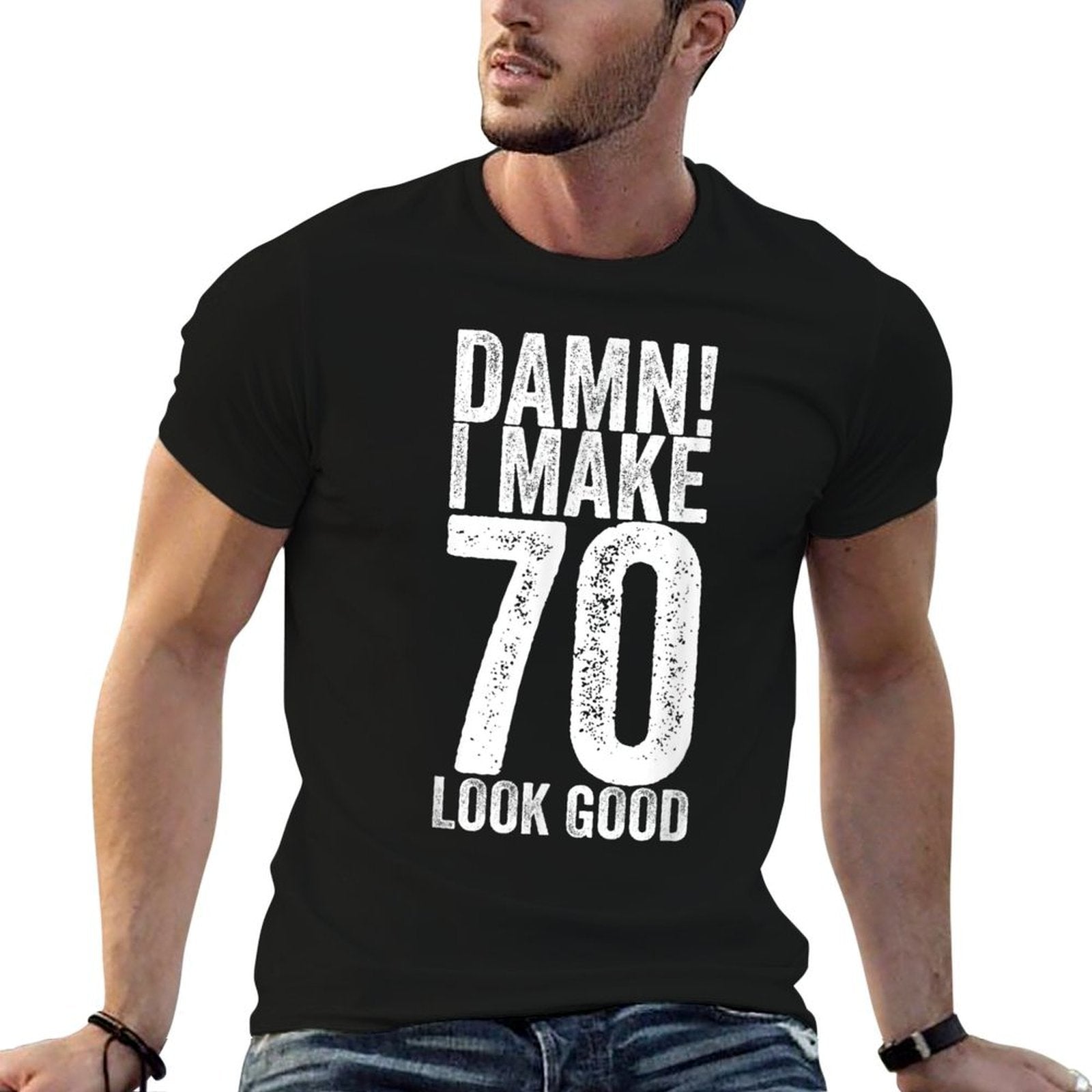 70 Years Old B-Day Funny 70th Birthday  Versatile T-Shirt