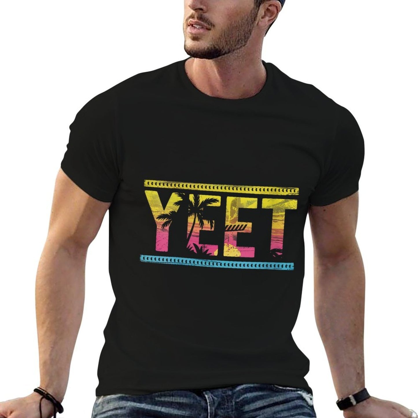 Womens Vintage Yeet Funny Saying Meme For Men Women Boys Youth Kids Durable T-Shirt